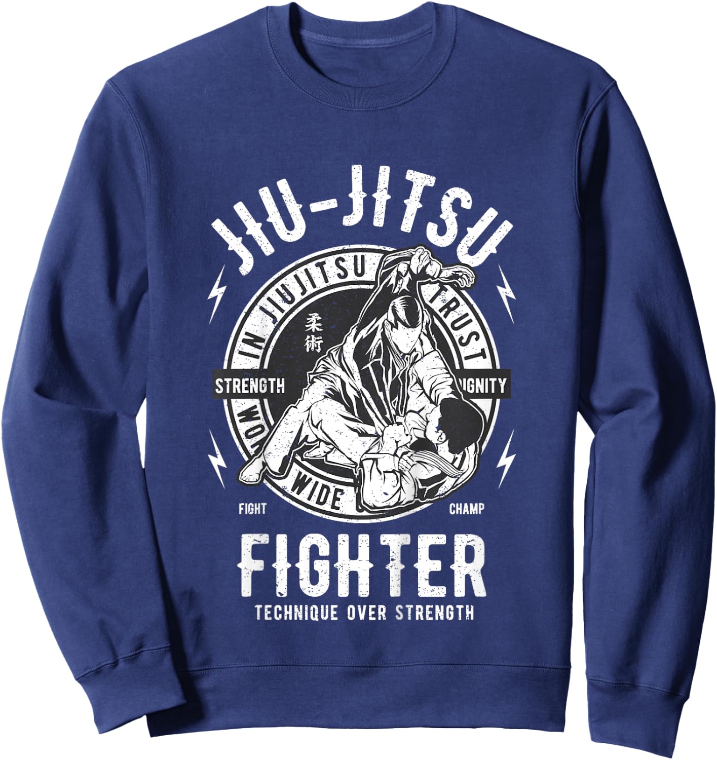 JIU Jitsu BJJ Kids Boy Girl Youth Children Boys Sweatshirt - Sweatshirt | Navy