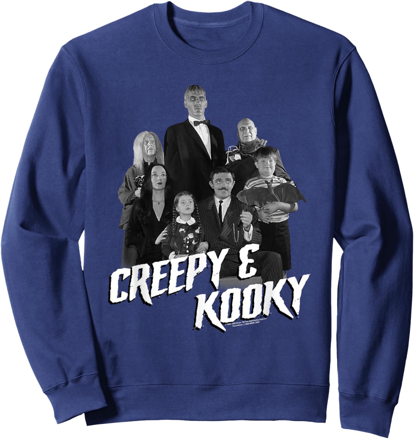 The Addams Family Creepy and Kooky Sweatshirt - Sweatshirt | Navy