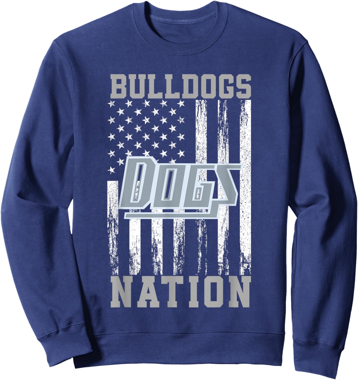 Edmond Memorial Bulldogs Logo Nation HS Sweatshirt - Sweatshirt | Navy