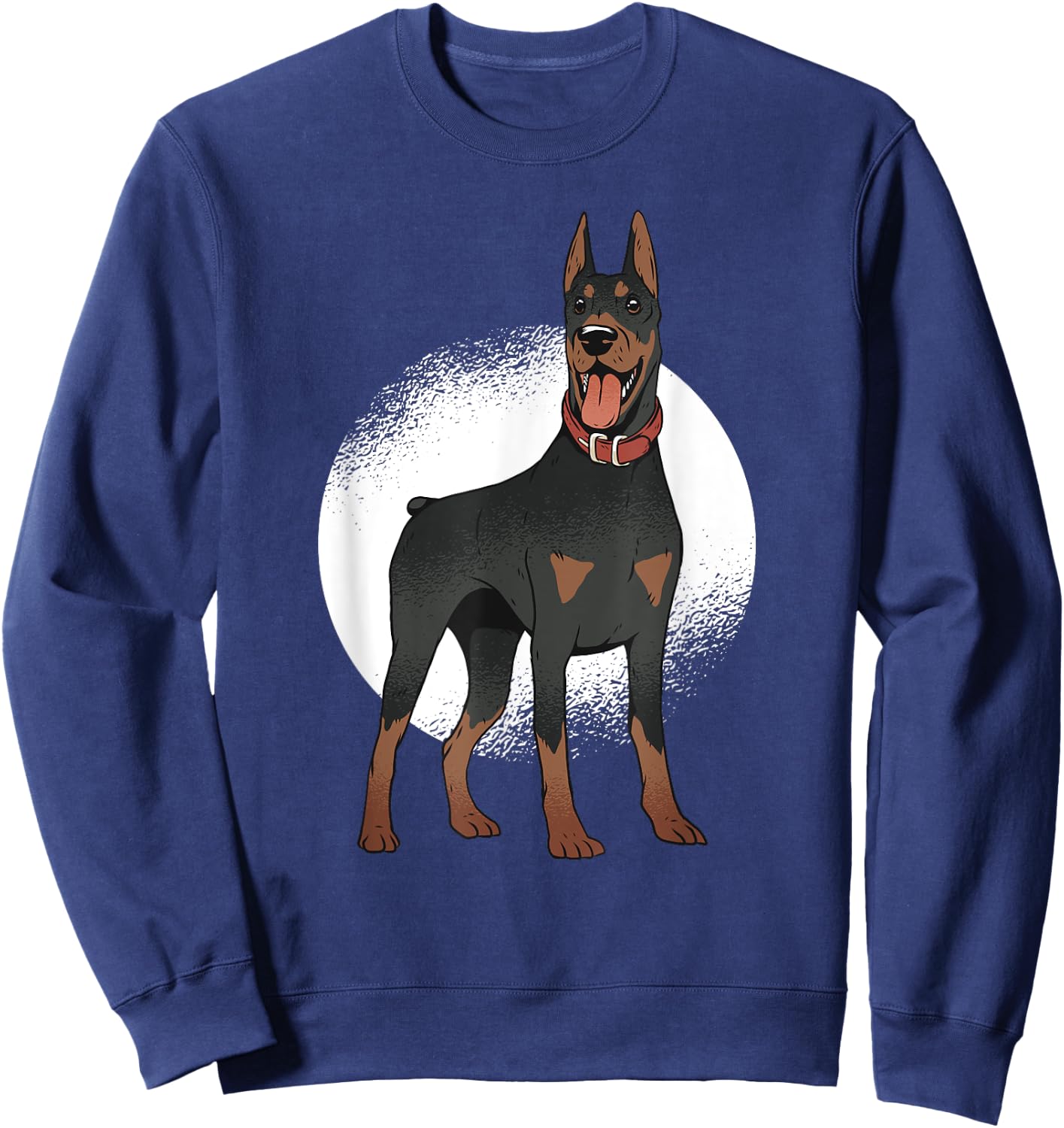 Doberman Dog for Dobie lover, Doberman Mom Sweatshirt - Sweatshirt | Navy