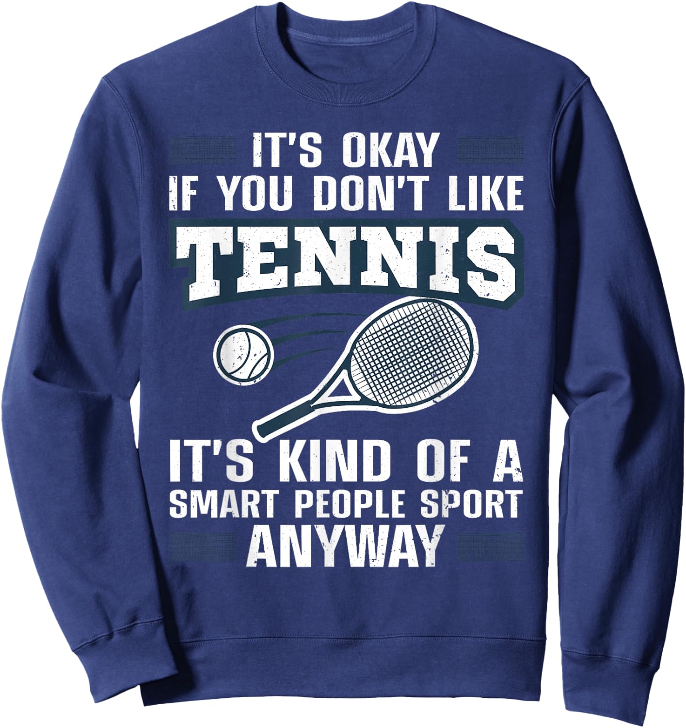 Cute Tennis Women Tennis Players Coach Sports Humor Sweatshirt - Sweatshirt | Navy