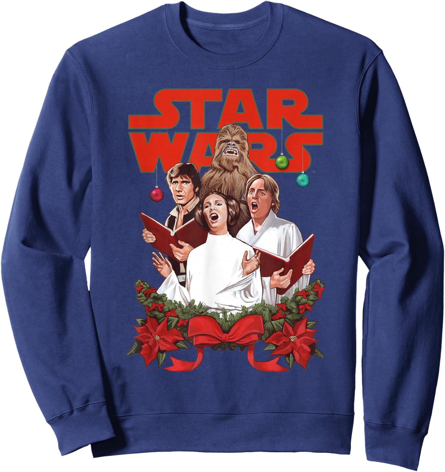 Star Wars Rebel Choir Funny Holiday Sweatshirt - Sweatshirt | Navy