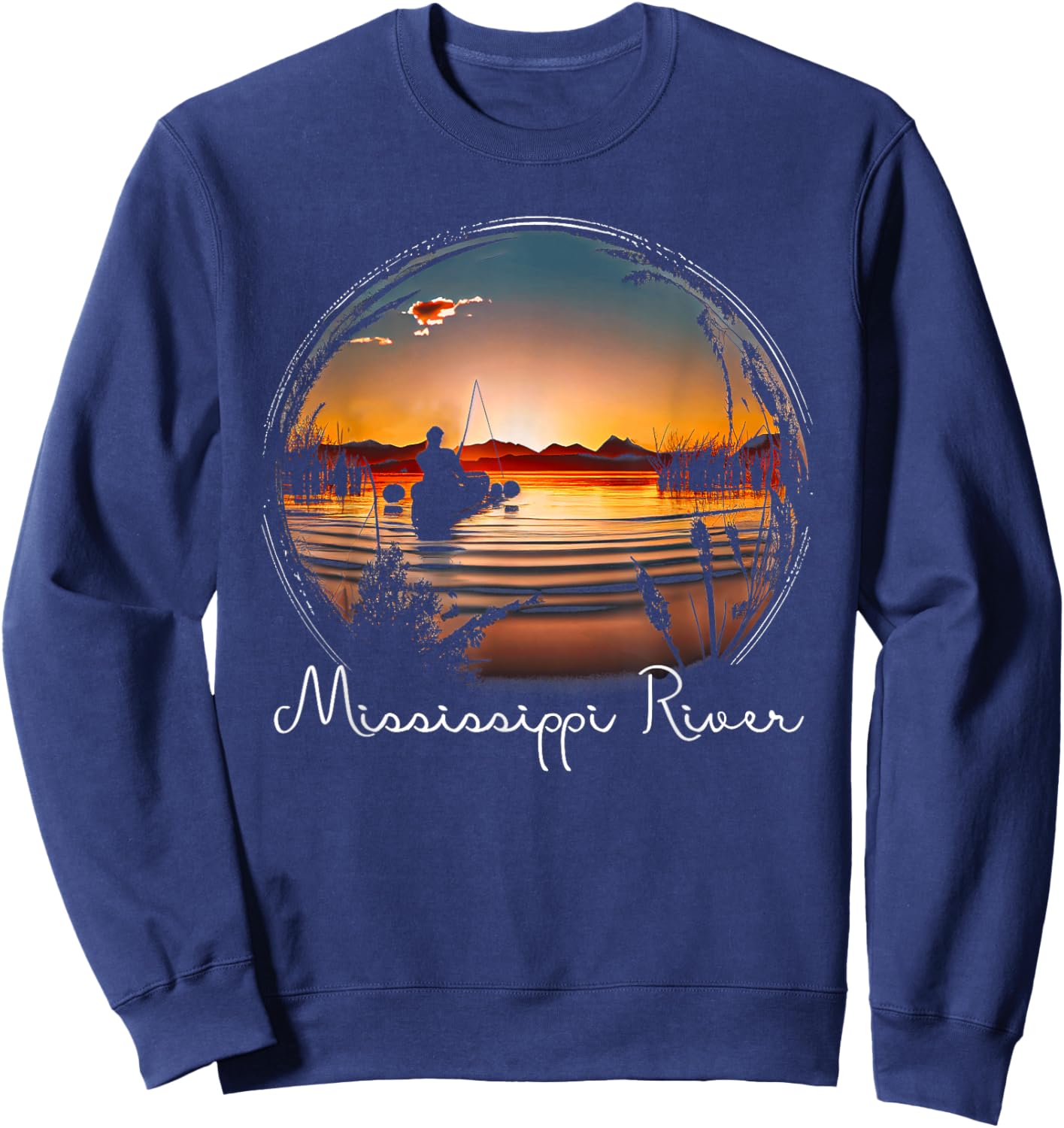 Mississippi River Sweatshirt - Sweatshirt | Navy
