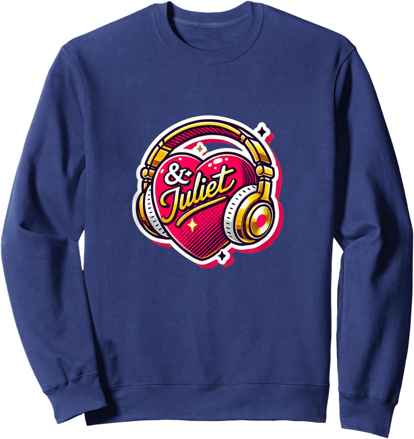 & Juliet Musical Theatre Heart Musicals Sweatshirt - Sweatshirt | Navy
