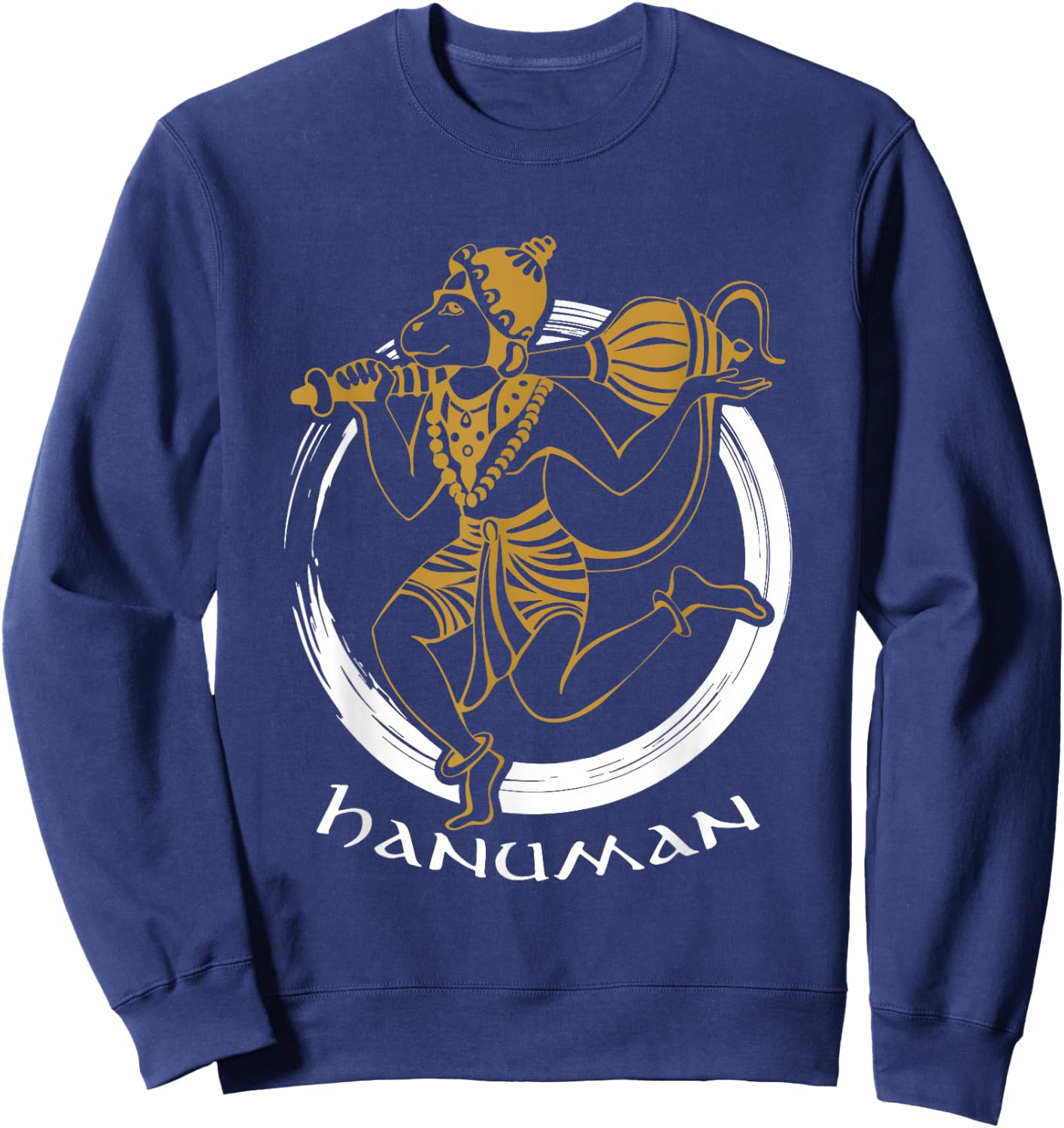 Gifts for Hindus Hinduism Diwali Festival Gods Lord Hanuman Sweatshirt - Sweatshirt | Navy
