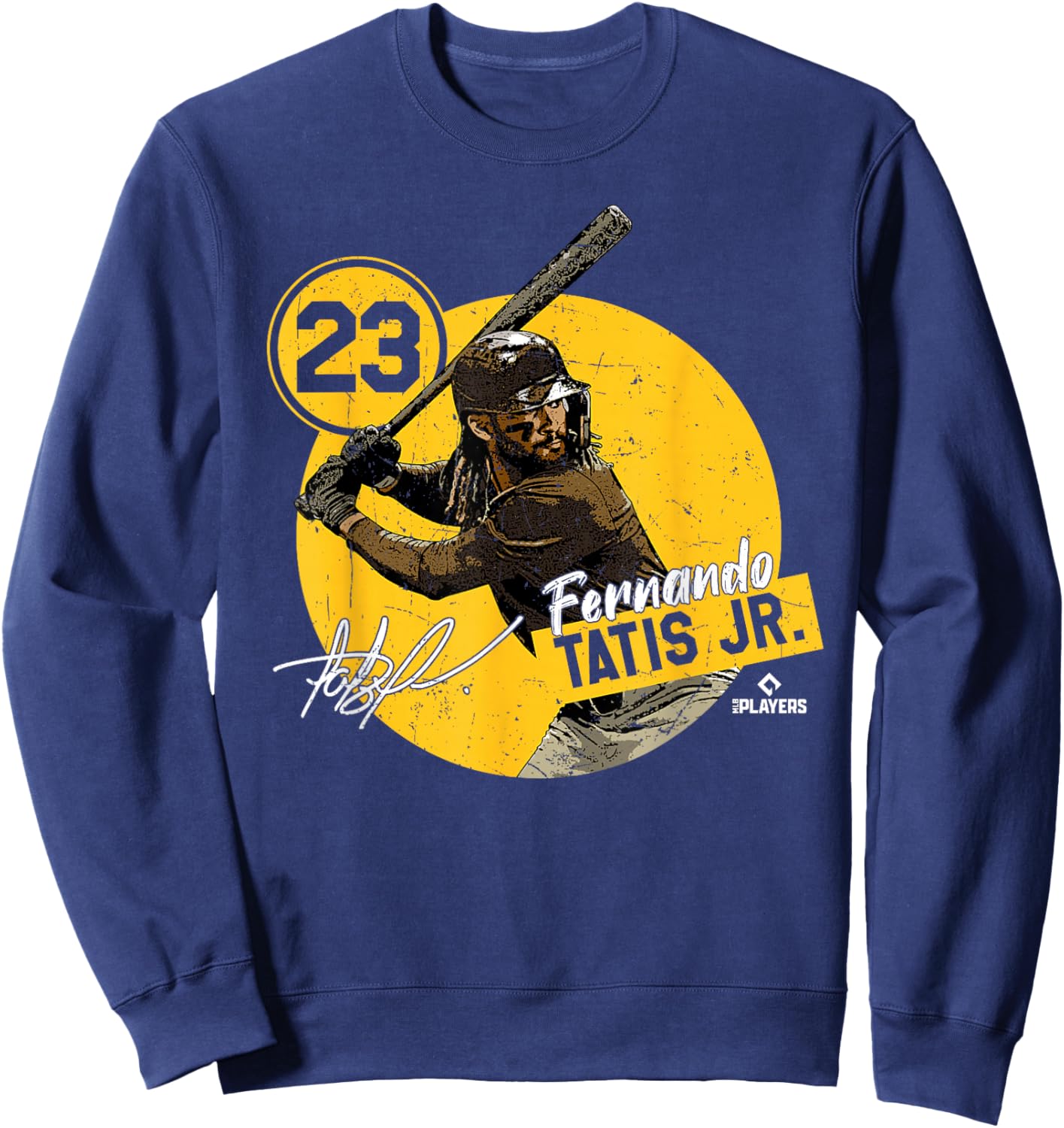 Fernando Tatis Jr | San Diego MLB Player League | MLBTAT4038 Sweatshirt - Sweatshirt | Navy