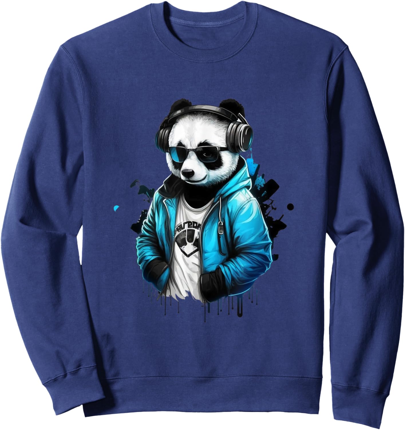 Panda Music DJ Controller Gaming Panda Sweatshirt - Sweatshirt | Navy