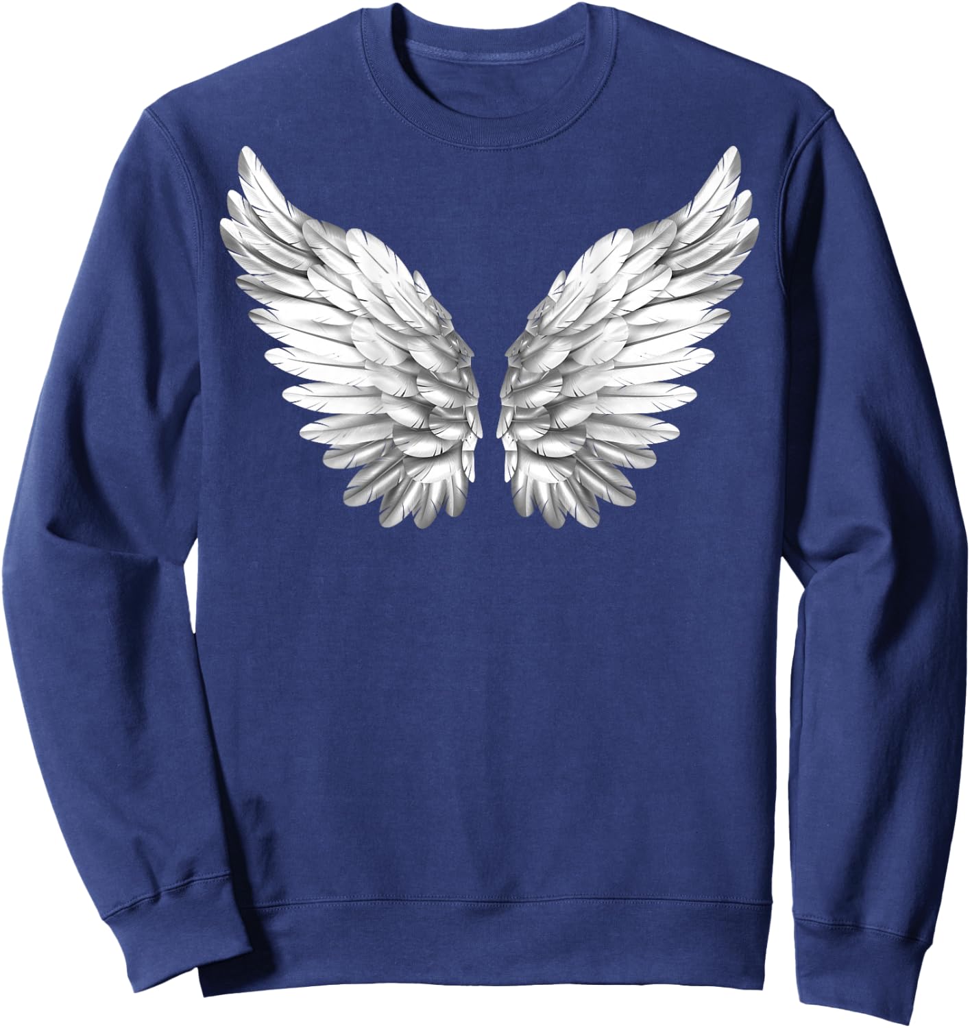 White Wings Freedom Guardian & Women Angel Sweatshirt - Sweatshirt | Navy