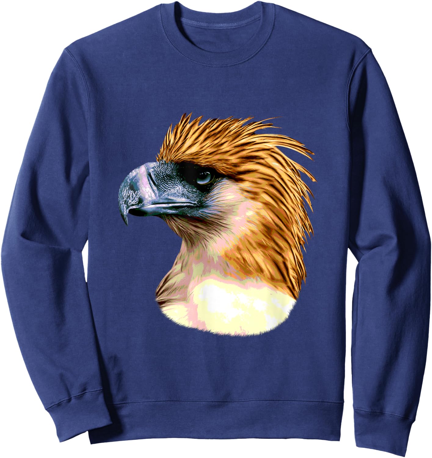 Great Philippine Eagle Outfit Love Philippines Animal Sweatshirt - Sweatshirt | Navy
