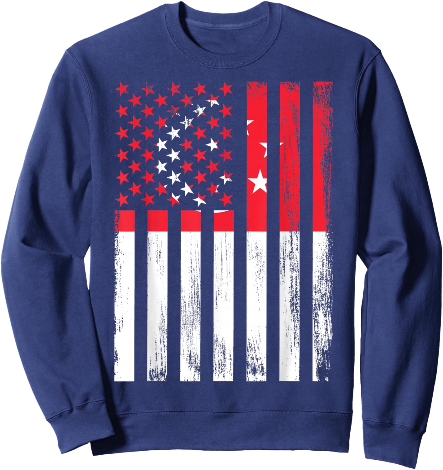 Singapore & USA Sweatshirt - Sweatshirt | Navy
