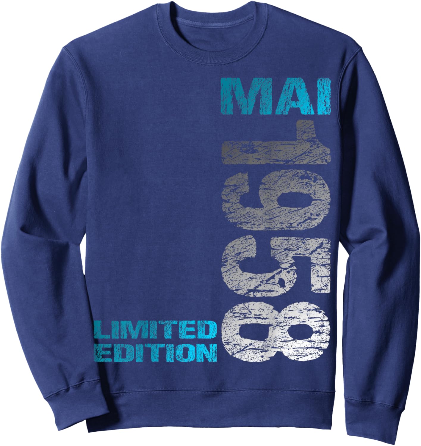 Mai 1958 Mann Frau 68. Geburtstag Limited Edition 68 Sweatshirt - Sweatshirt | Navy