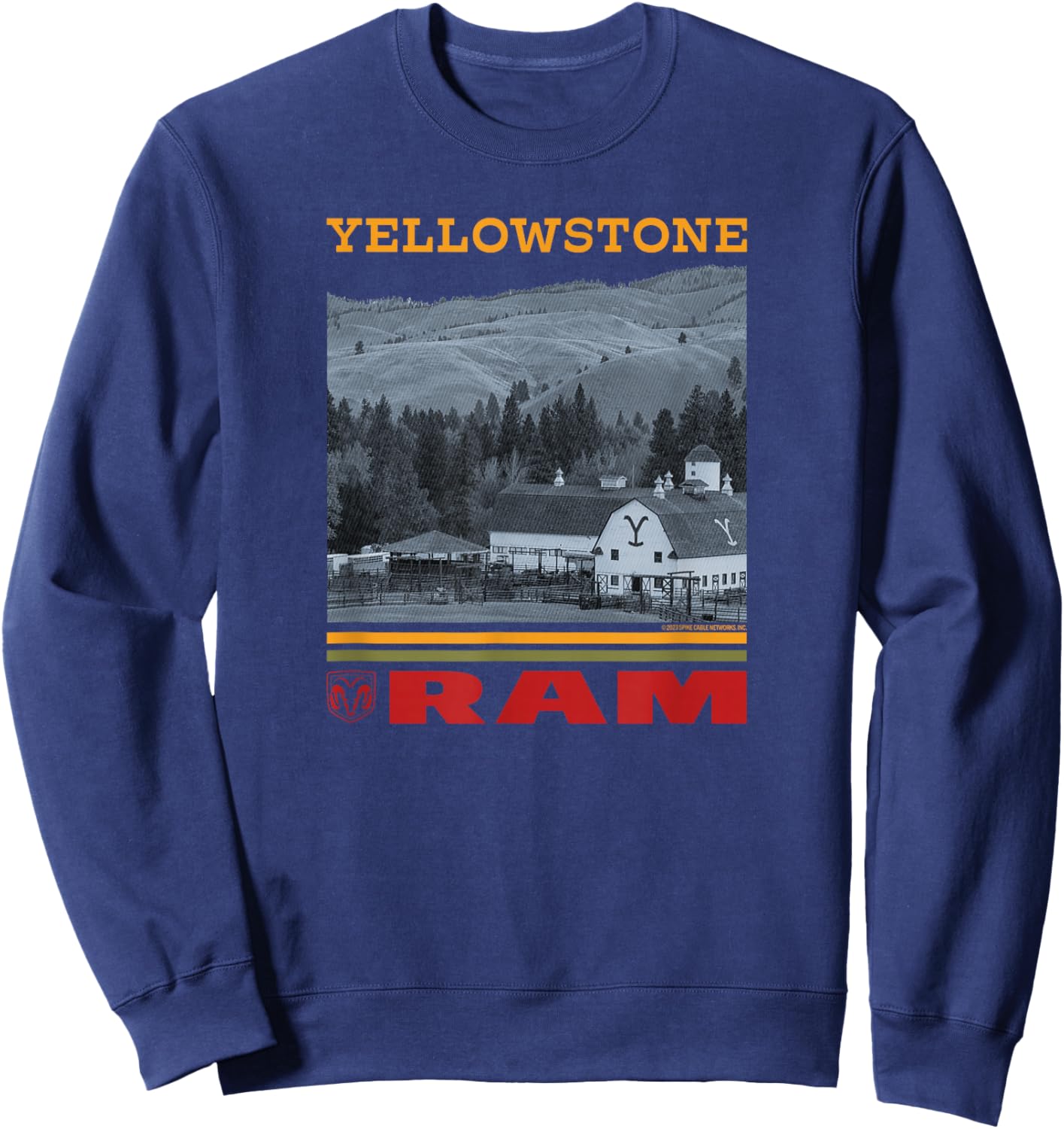 Yellowstone x Ram Trucks Scenic Sweatshirt - Sweatshirt | Navy