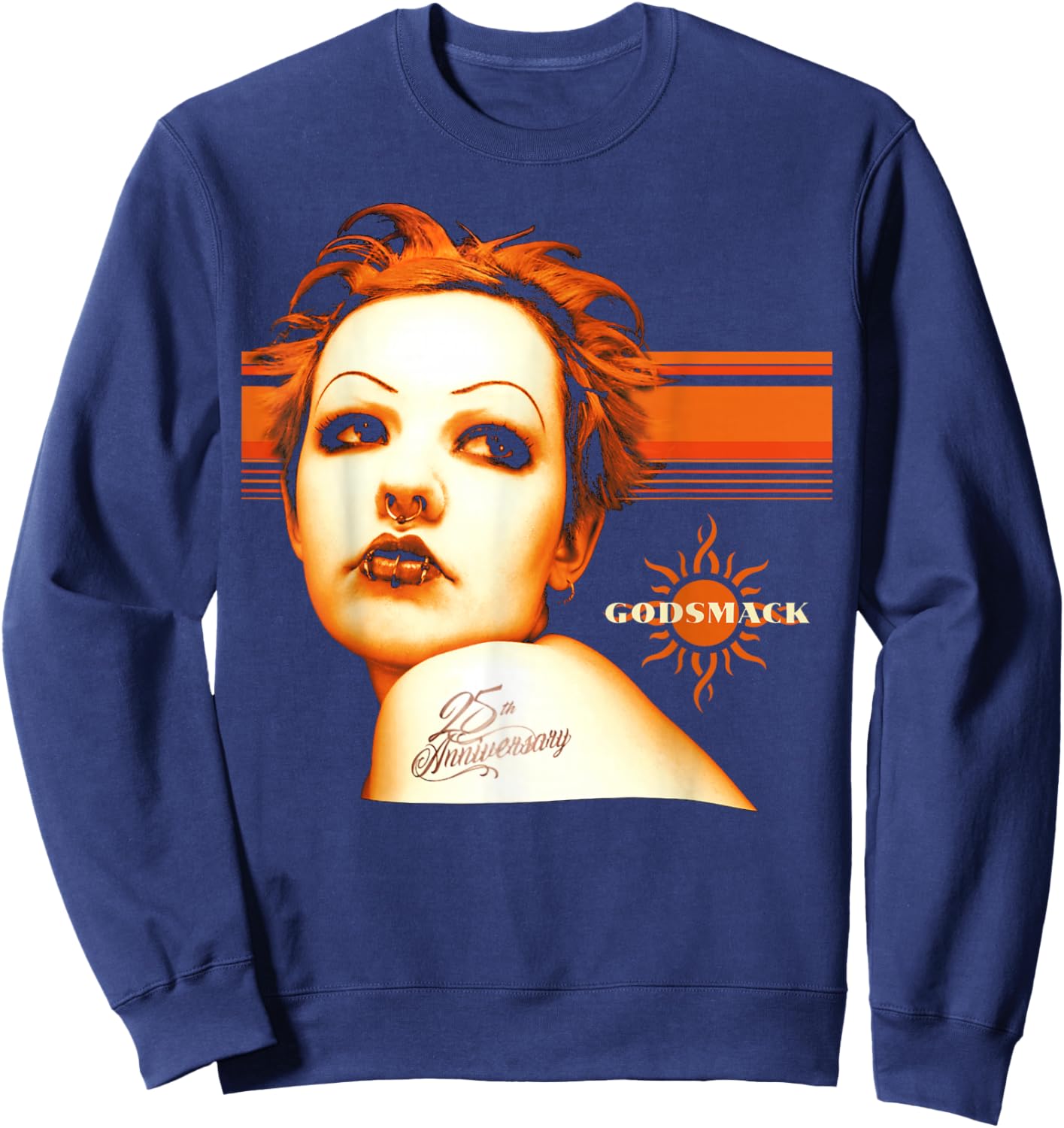 Godsmack – Self Titled 25th Anniversary Sweatshirt - Sweatshirt | Navy
