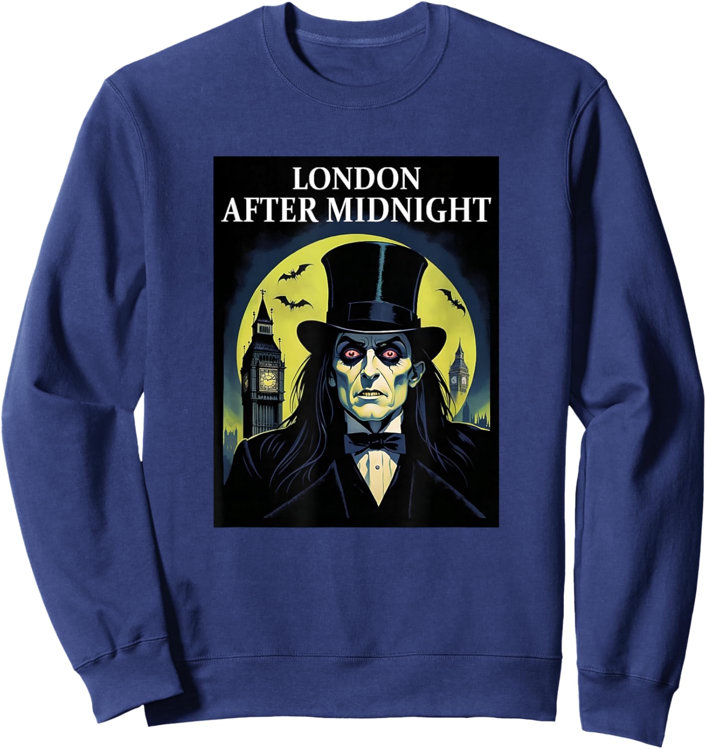 London After Midnight Artwork Sweatshirt - Sweatshirt | Navy