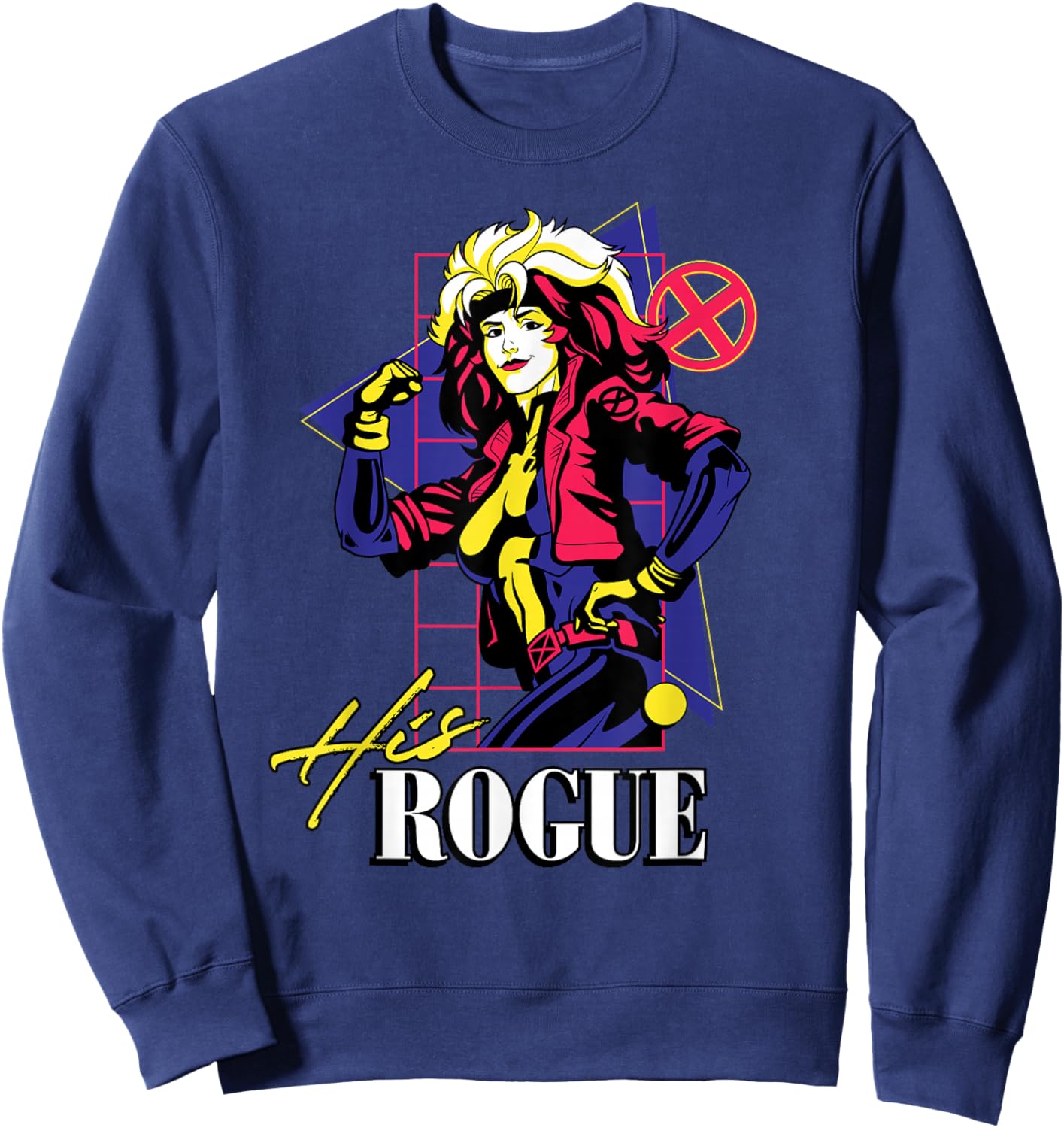 Marvel Super Heroes X-Men Couples Matching His Rogue Sweatshirt - Sweatshirt | Navy