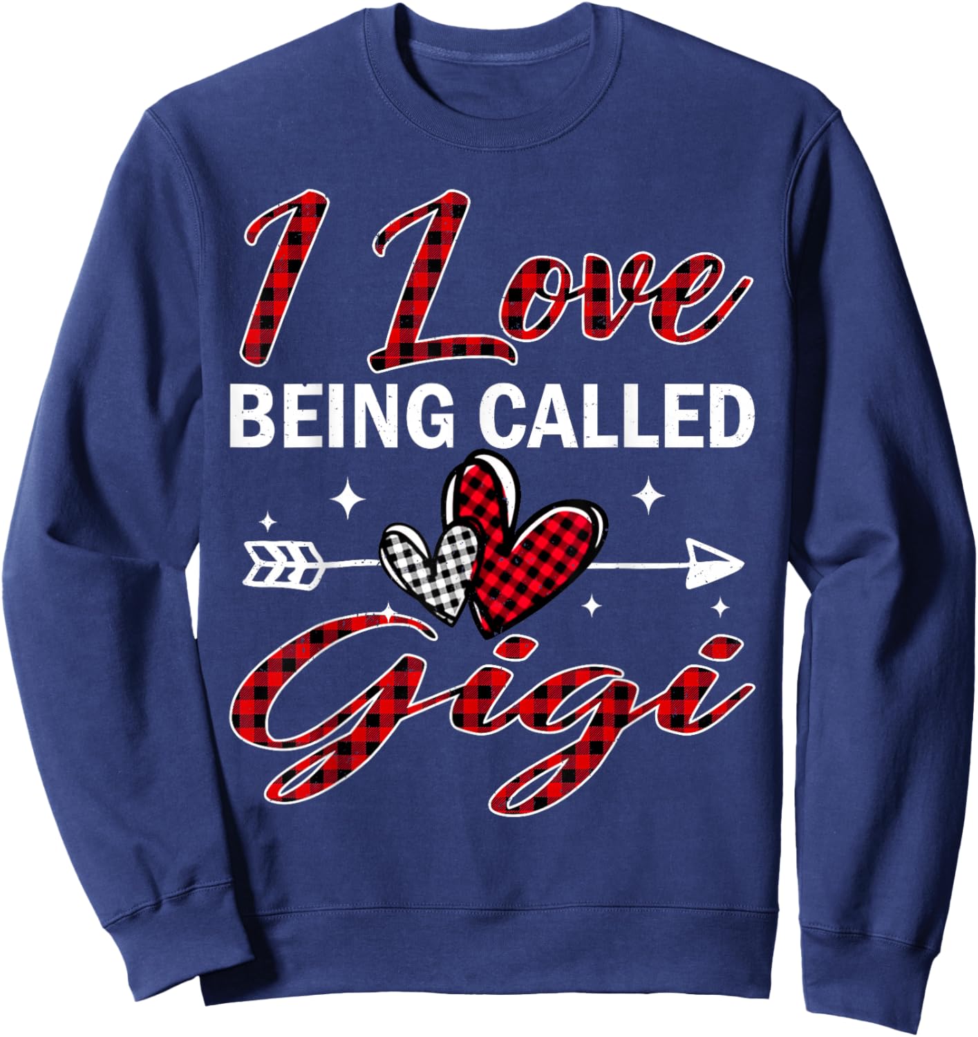 I Love Being Called Gigi Xmas Christmas Family Sweatshirt - Sweatshirt | Navy