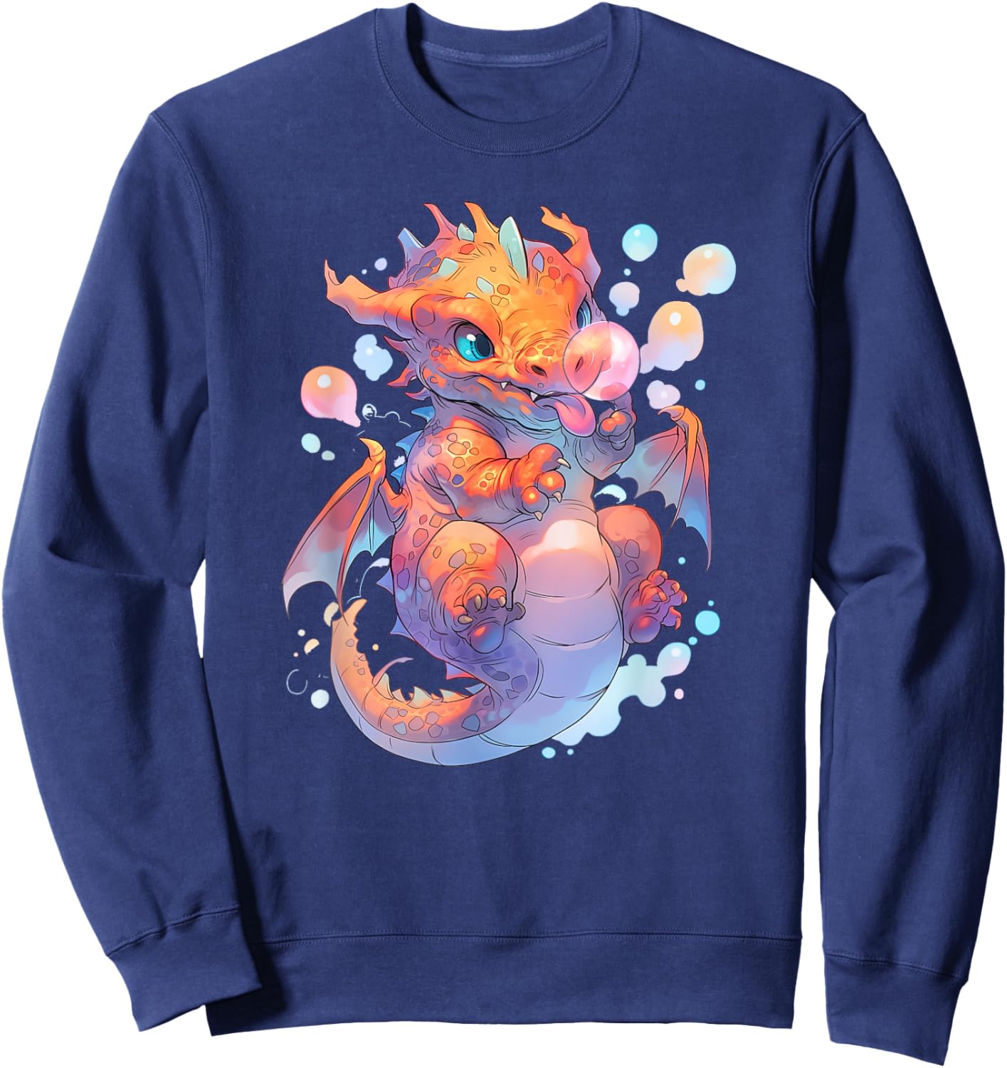 Cute Dragon funny Dragon lover baby Sweatshirt - Sweatshirt | Navy