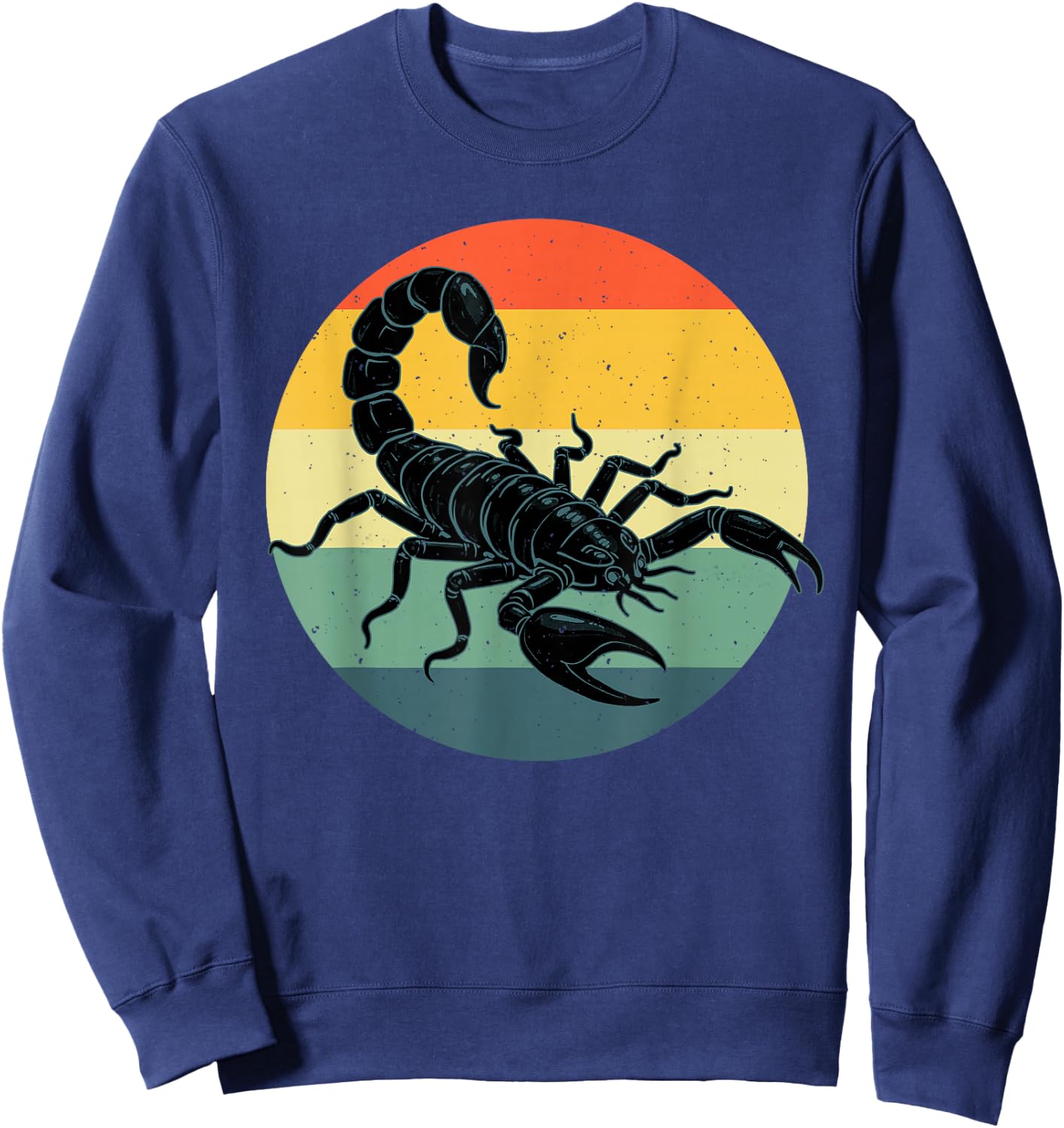 Funny Scorpion Design Women Scorpio Lover Scorpion Sweatshirt - Sweatshirt | Navy
