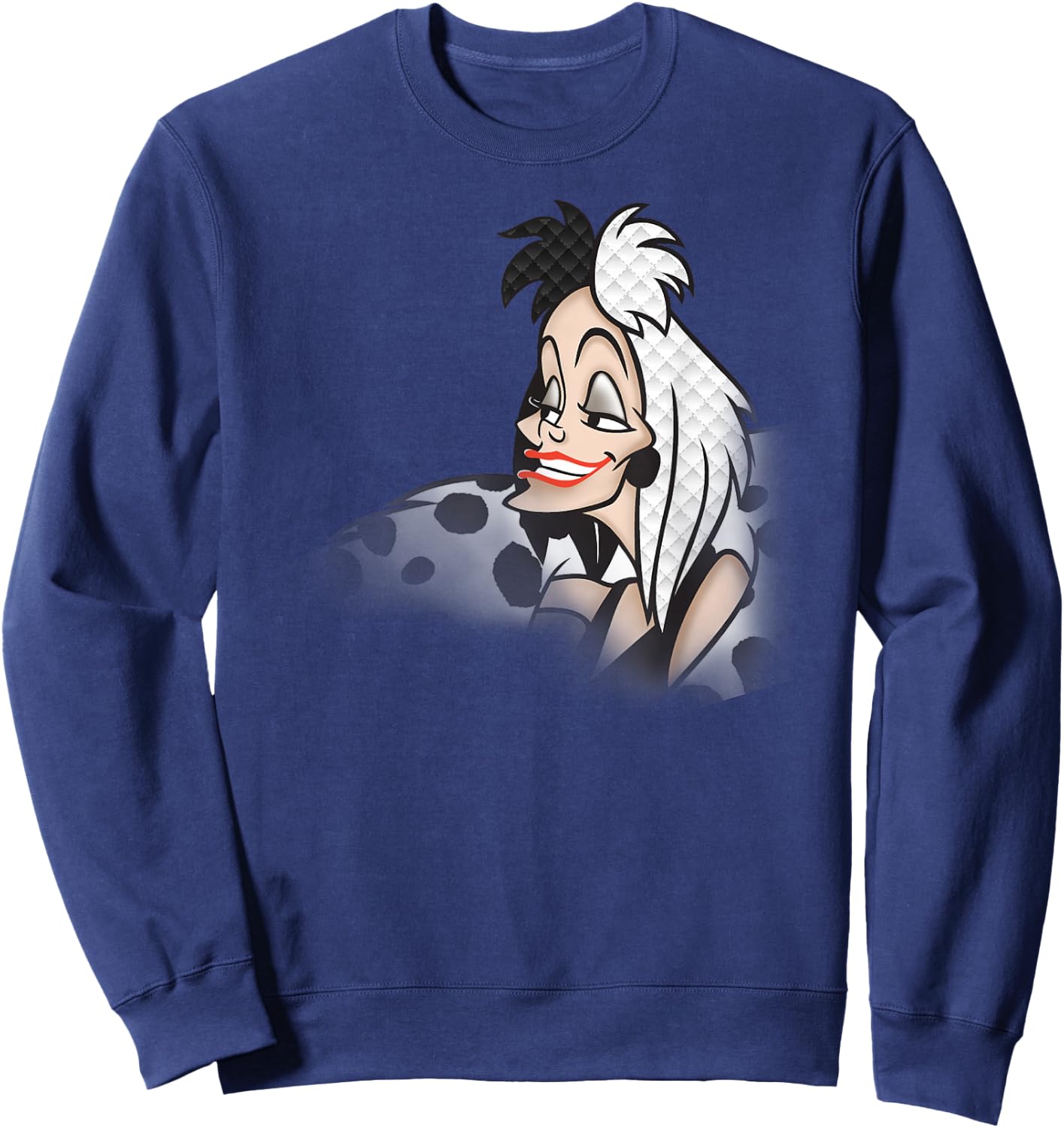 101 Dalmatians - Evil Cruella Sweatshirt - Sweatshirt | Navy