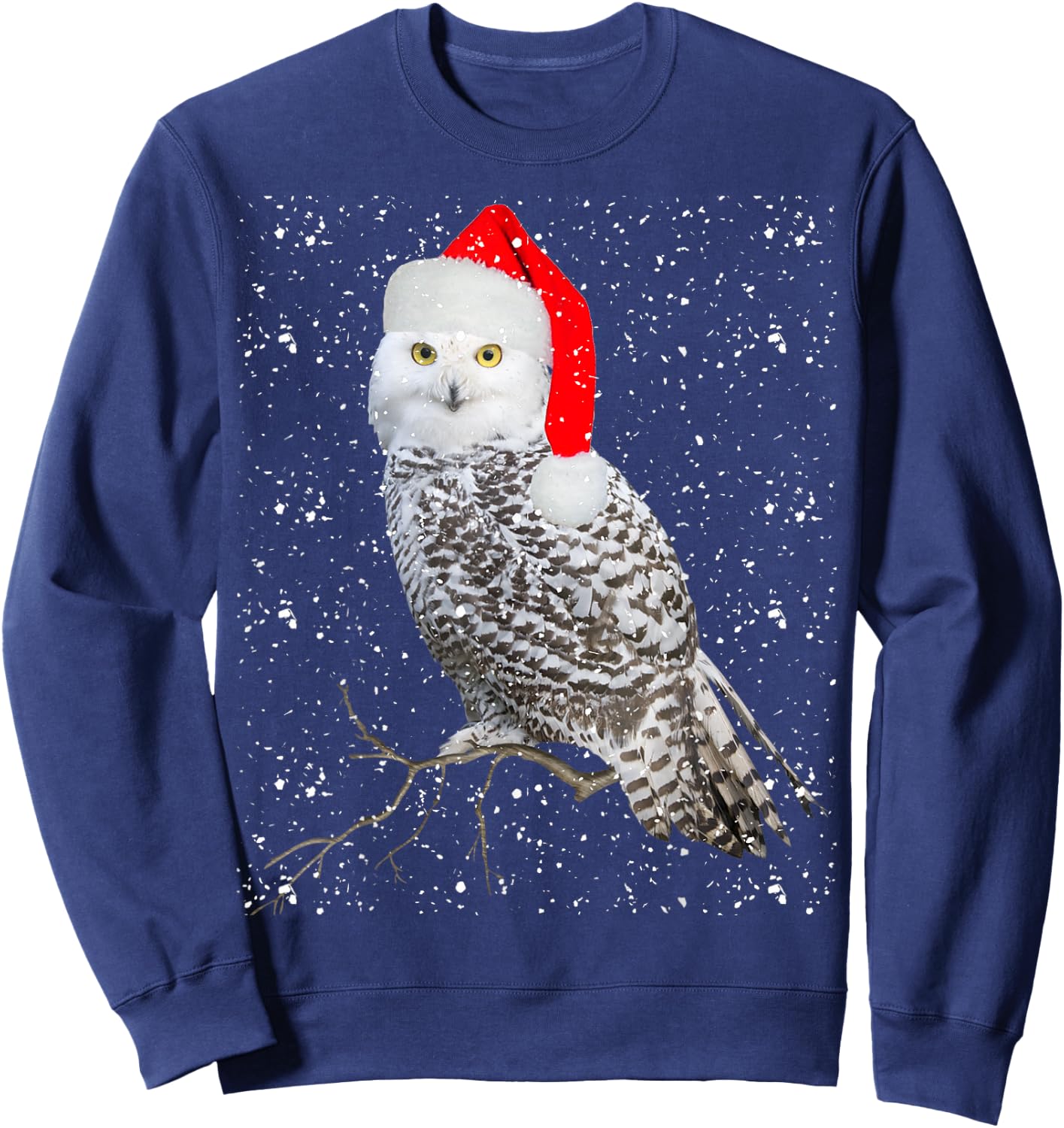 Christmas Snow Owl Sweatshirt - Sweatshirt | Navy