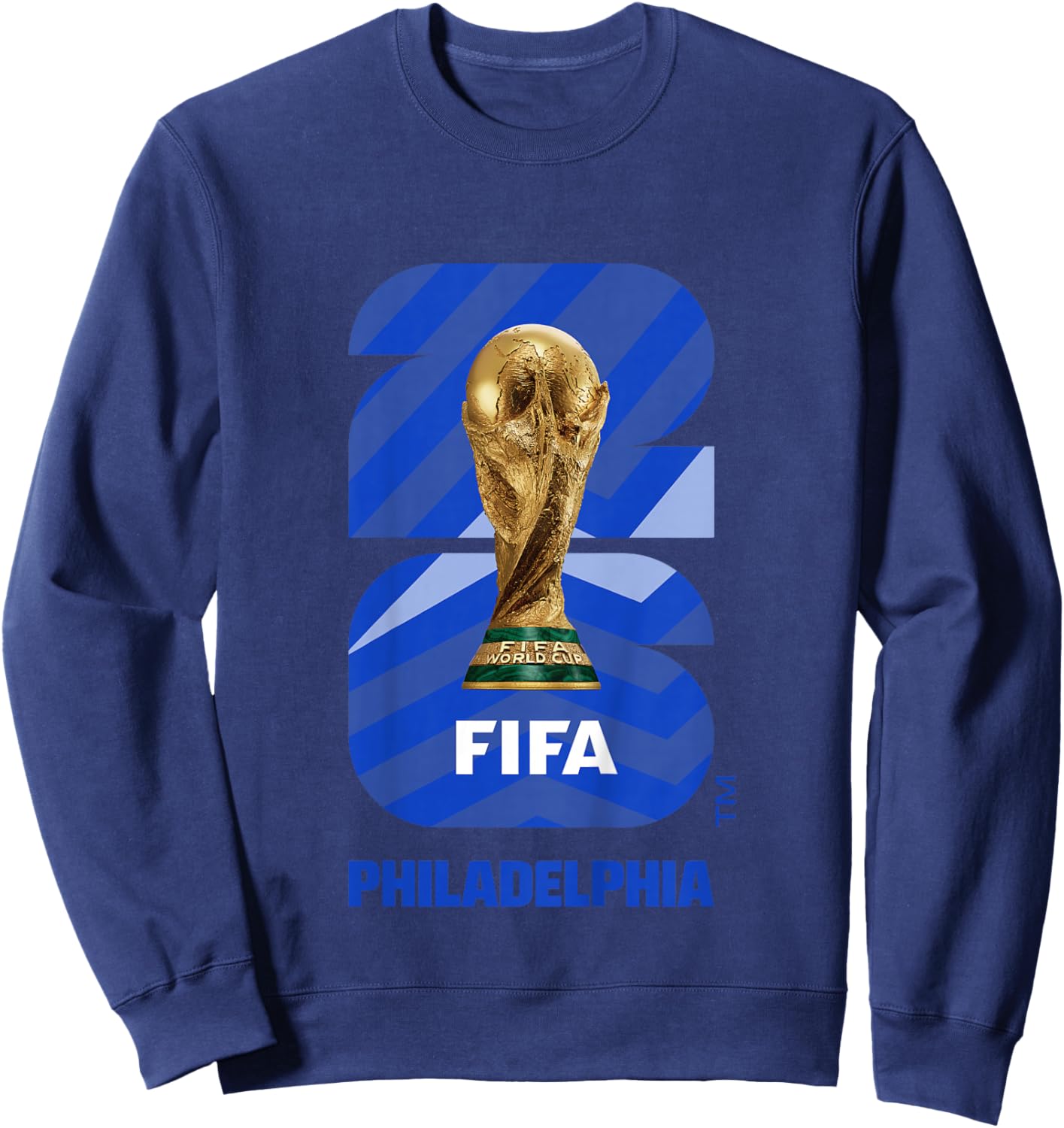 Kids FIFA World CUP26 Philadelphia Trophy Color Sweatshirt - Sweatshirt | Navy