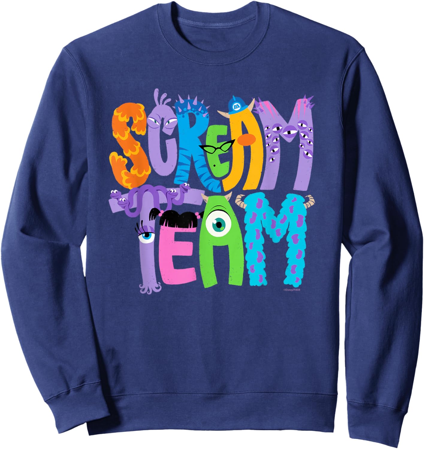 Disney and Pixar’s Monsters, Inc. Scream Team Halloween Sweatshirt - Sweatshirt | Navy