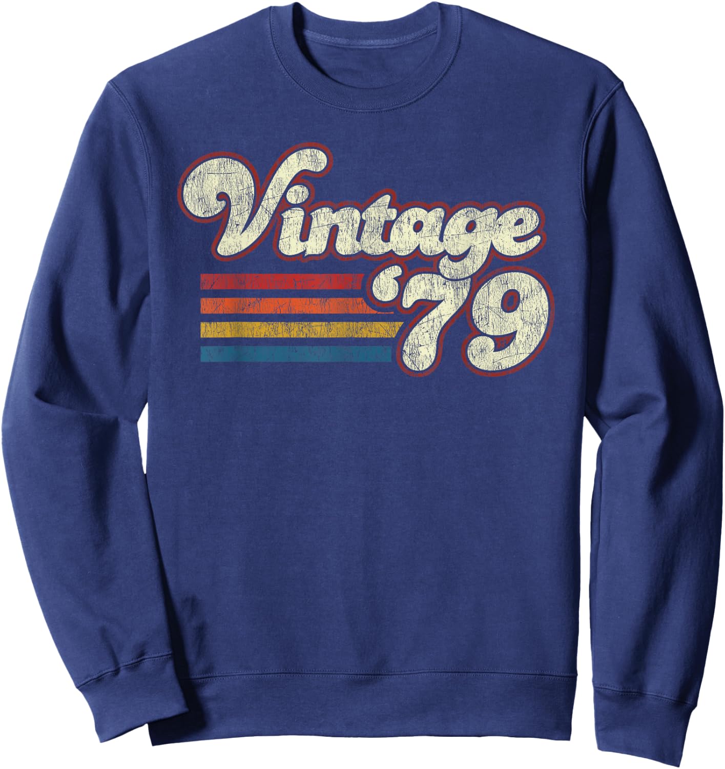 Retro Vintage 1979 Birthday Sweatshirt - Sweatshirt | Navy