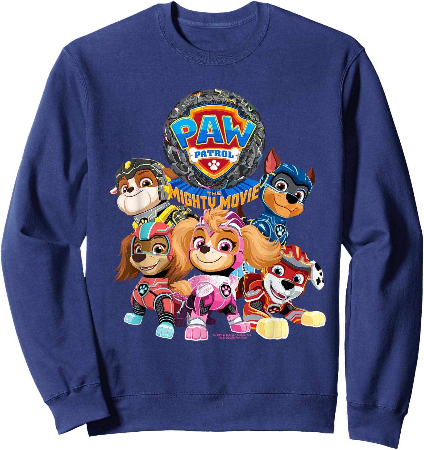 PAW Patrol: The Mighty Movie Group Sweatshirt - Sweatshirt | Navy