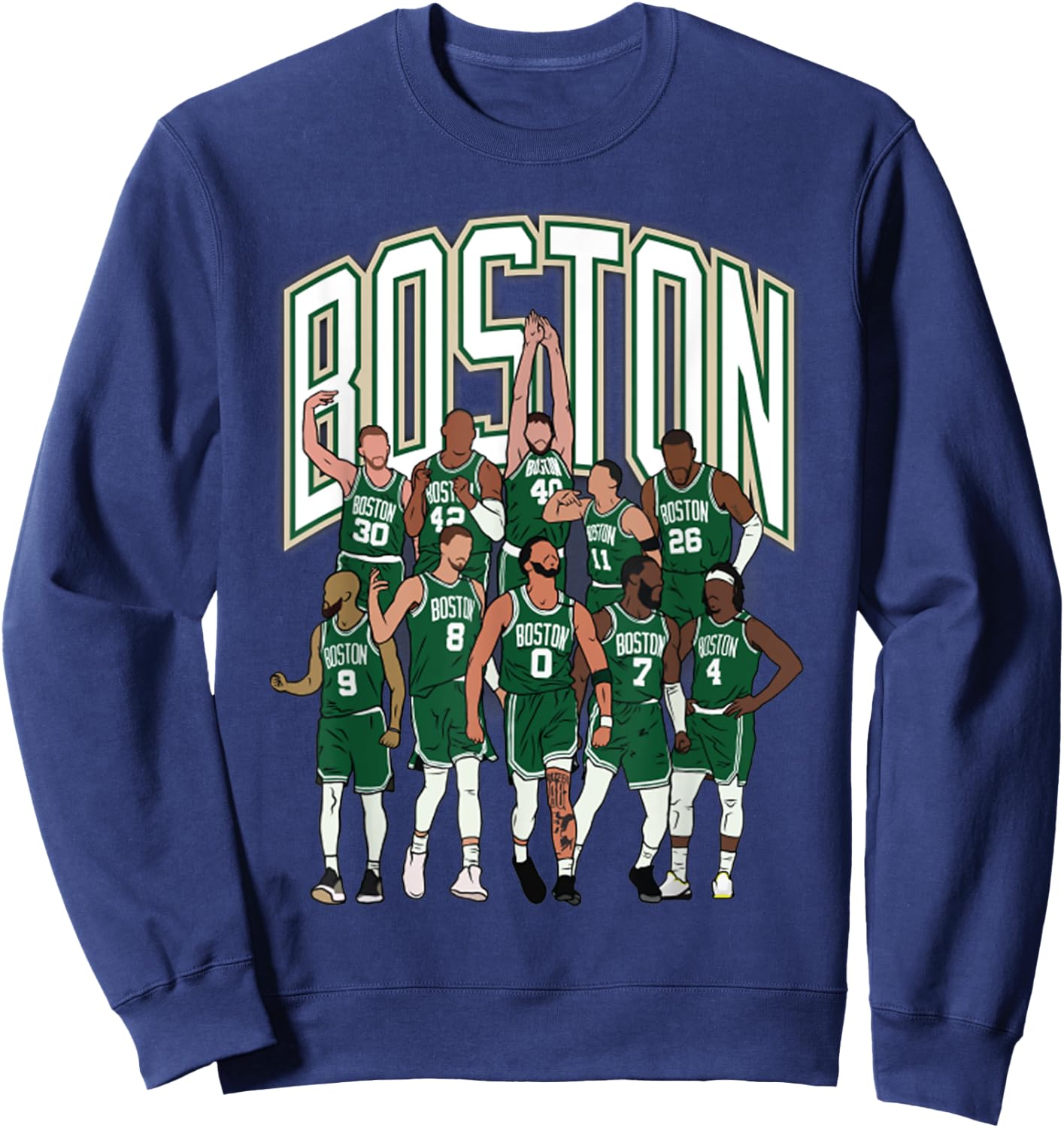 Vintage Funny Basketball Player Basketballer Sports Retro Sweatshirt - Sweatshirt | Navy