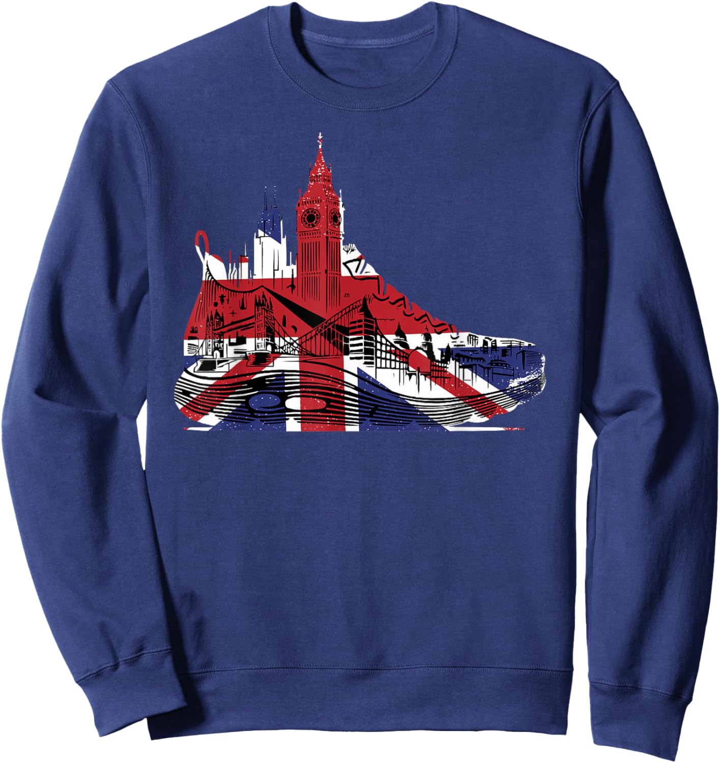 London Running Marathons Runner Marathoner Runner Run Jogger Sweatshirt - Sweatshirt | Navy