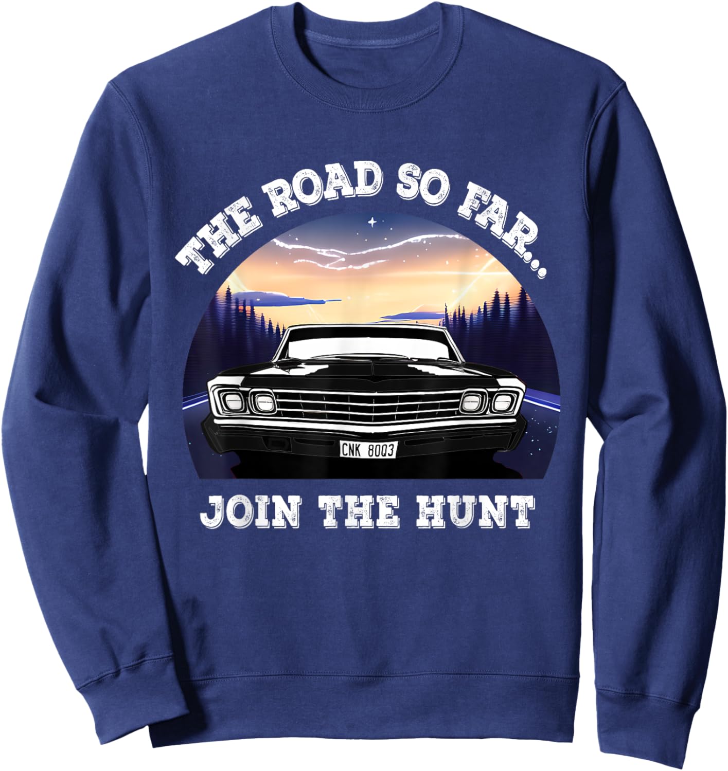The Road So Far SPN Sweatshirt - Sweatshirt | Navy