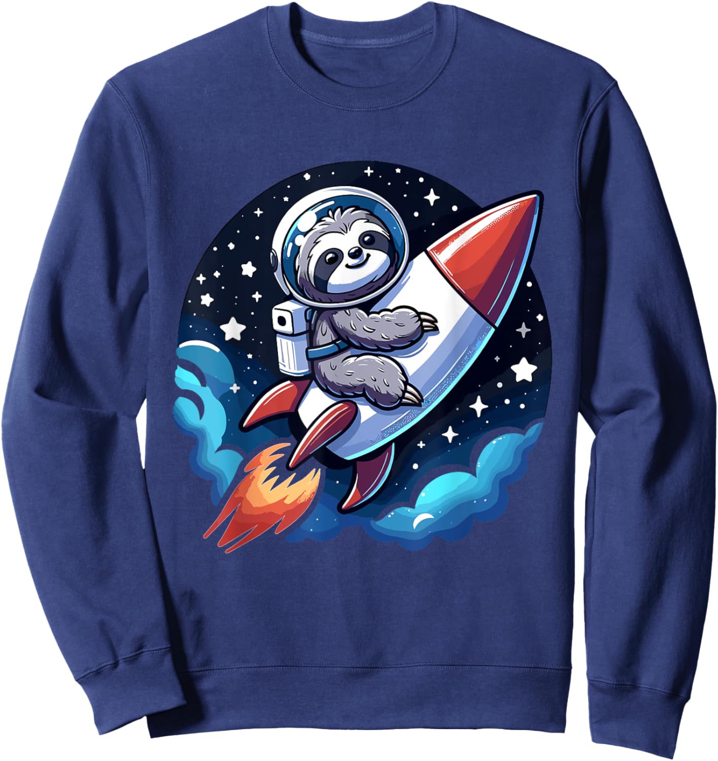 Rocket sloth boy Astonaut Sweatshirt - Sweatshirt | Navy