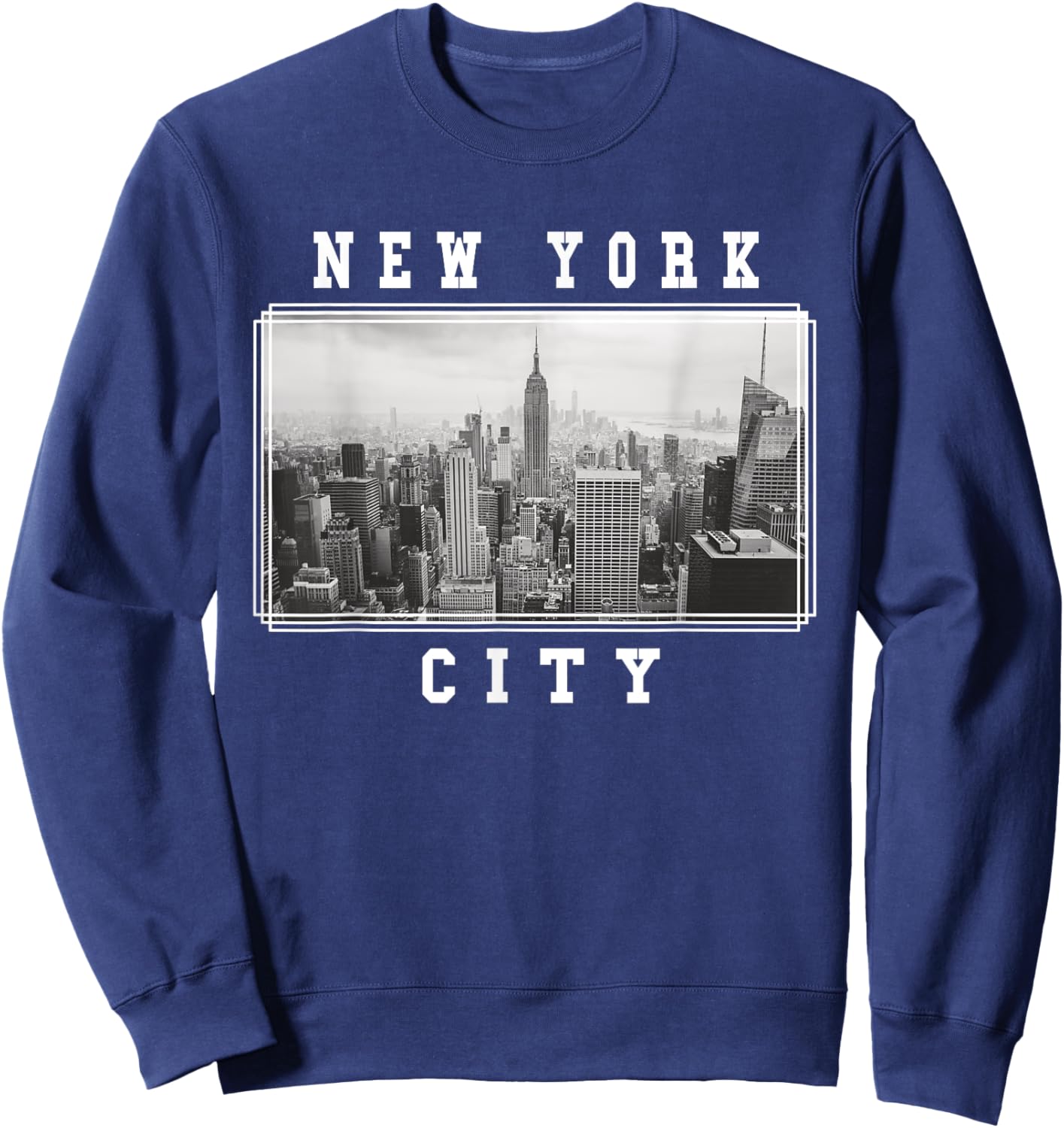 New York City Photograph Skyline New York Souvenir Sweatshirt - Sweatshirt | Navy