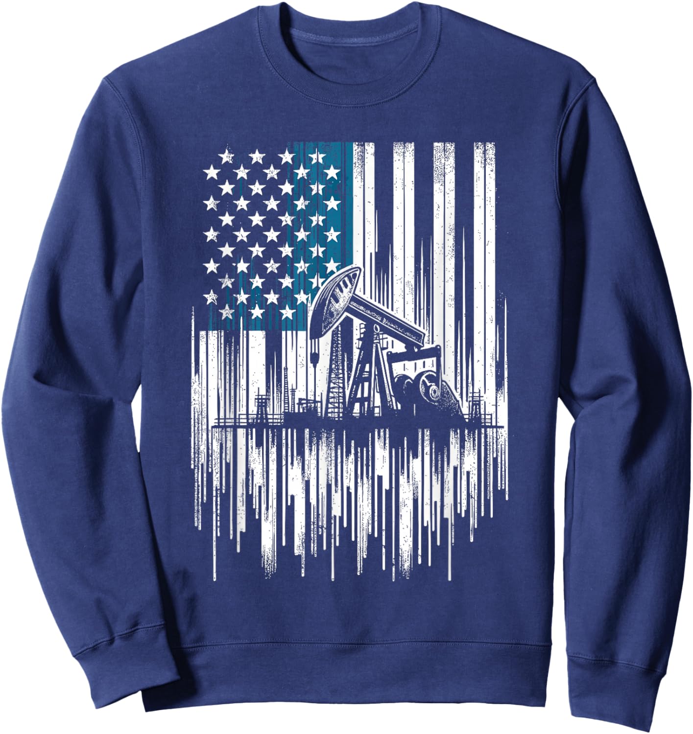 Oilfield Worker Sweatshirt - Sweatshirt | Navy