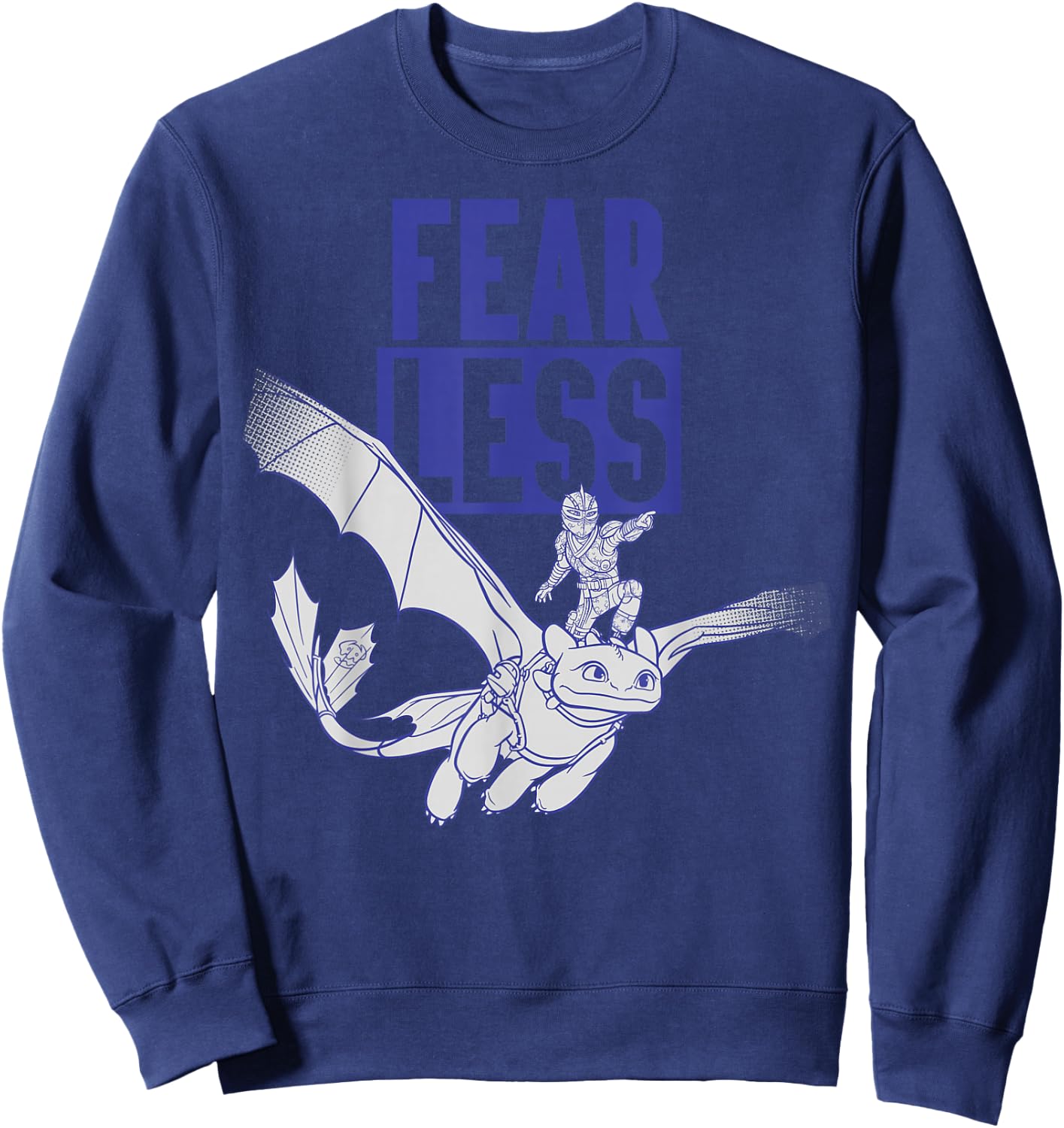 How to Train Your Dragon 3 Hidden World Fear Less Sweatshirt - Sweatshirt | Navy