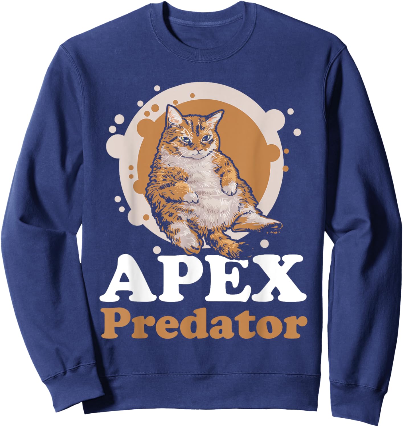 Apex Predator Cat Lover Apparel Women Sweatshirt - Sweatshirt | Navy