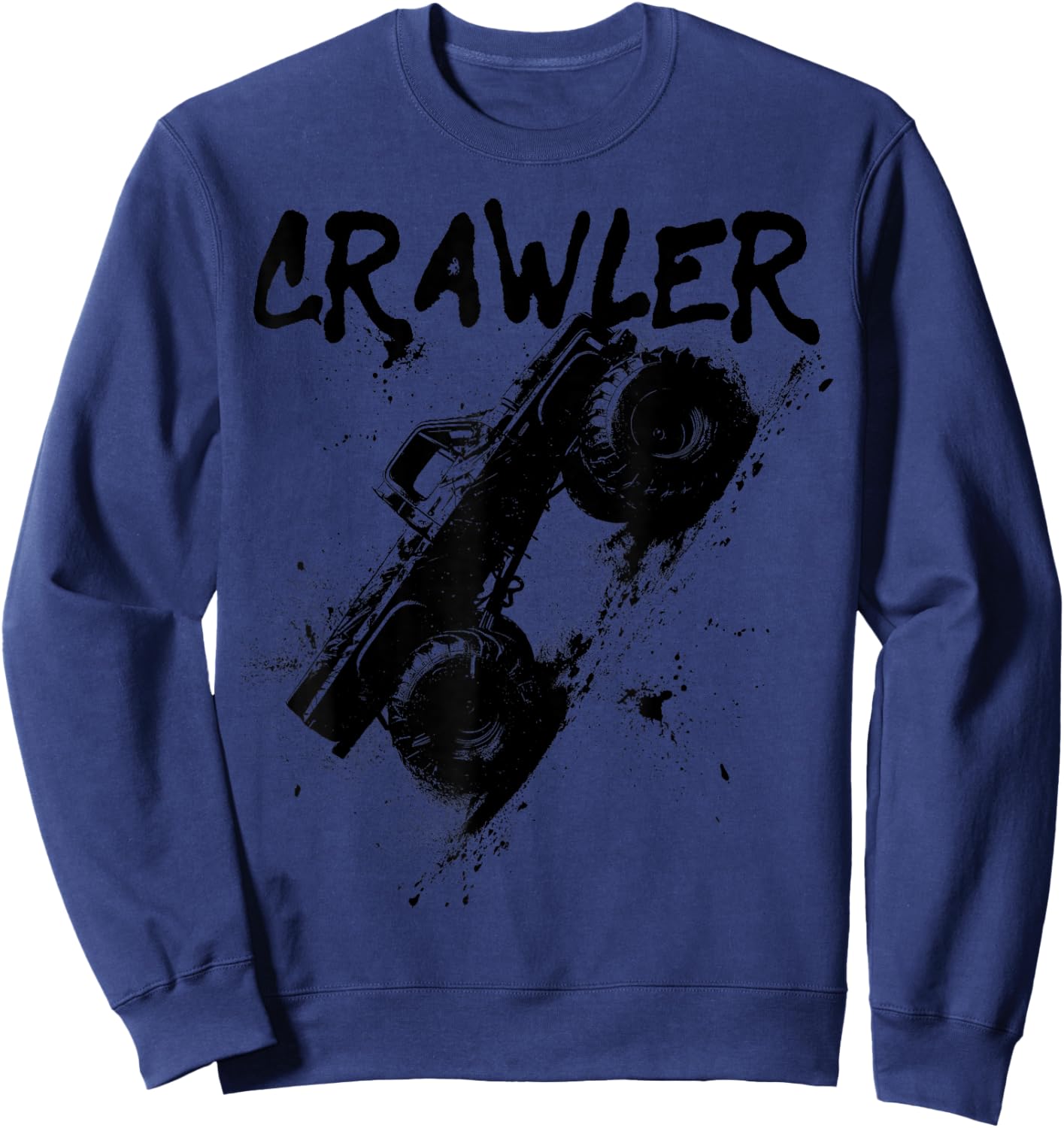 Crawler Rc Car Rock Scaler Scale Rc Offroad Truck Clawling Sweatshirt - Sweatshirt | Navy