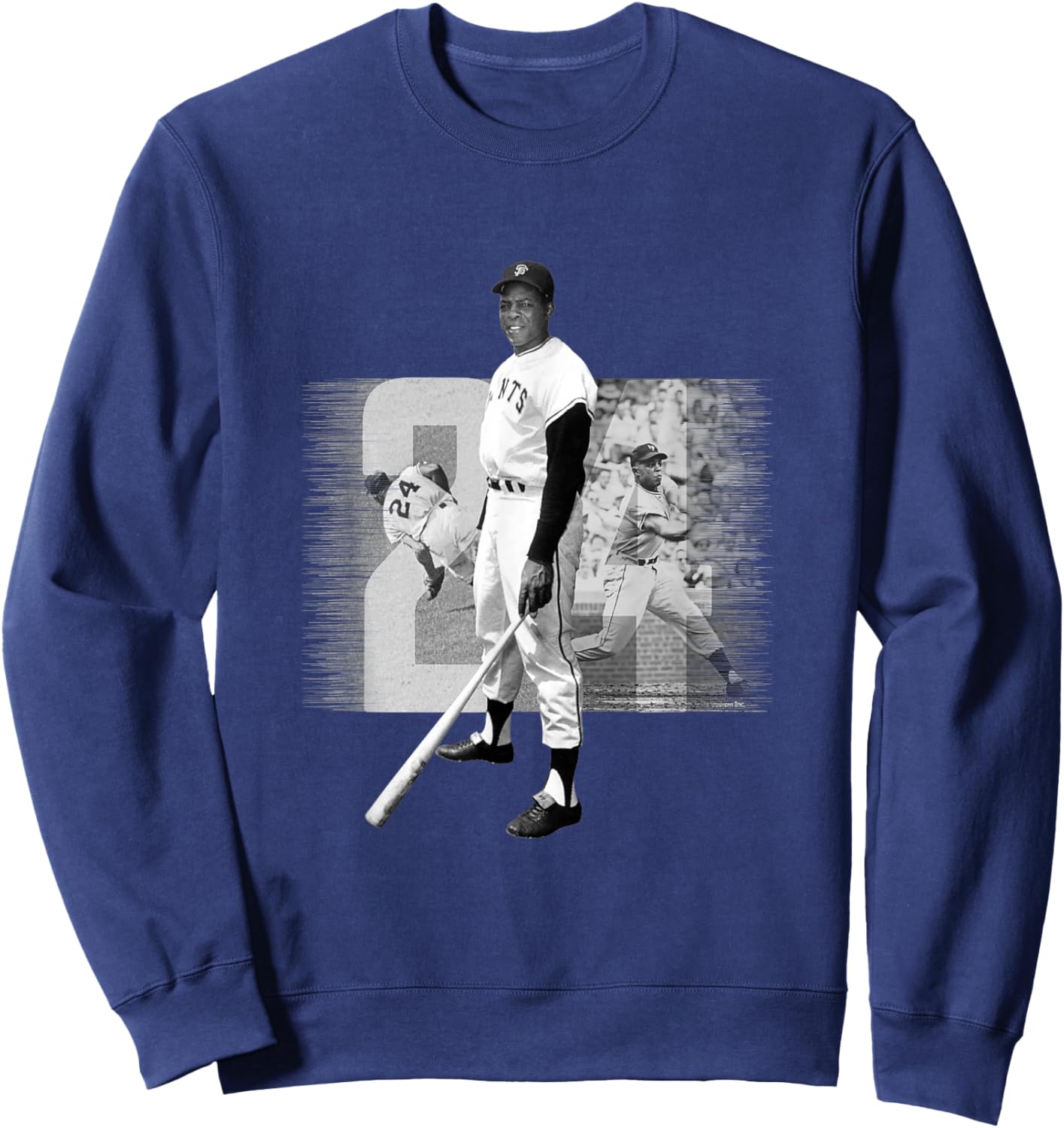 Willie Mays_Baseball_020 Sweatshirt - Sweatshirt | Navy