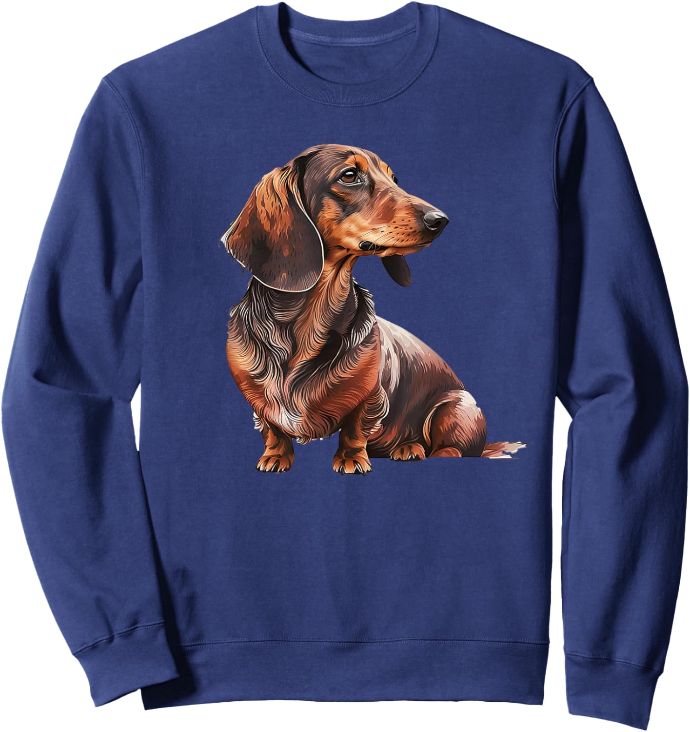 Funny Dachshund Cute Sweatshirt - Sweatshirt | Navy