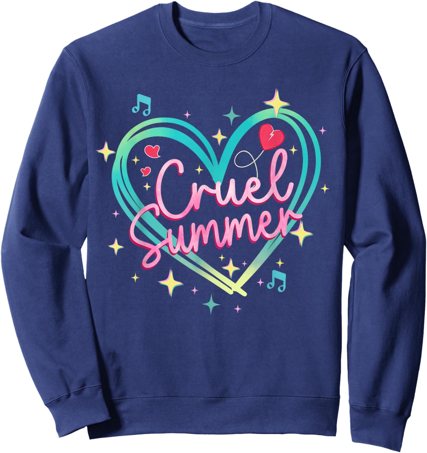 Cruel Summer Funny Cute Retro Vintage 70s 80s Women Men Kids Sweatshirt - Sweatshirt | Navy