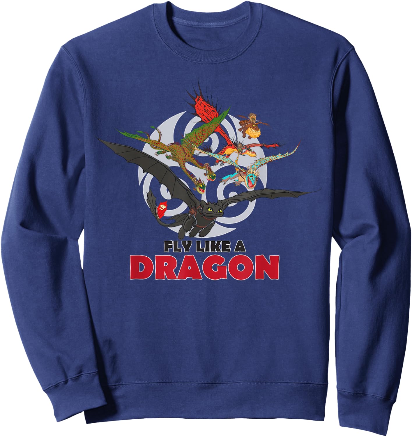 How to Train Your Dragon 3 Fly Like a Dragon Sweatshirt - Sweatshirt | Navy