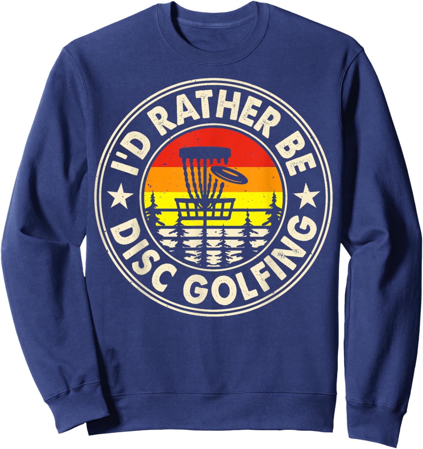 Disc Golf Shirt Disc Golf Apparel Disc Golf Accessories Sweatshirt - Sweatshirt | Navy