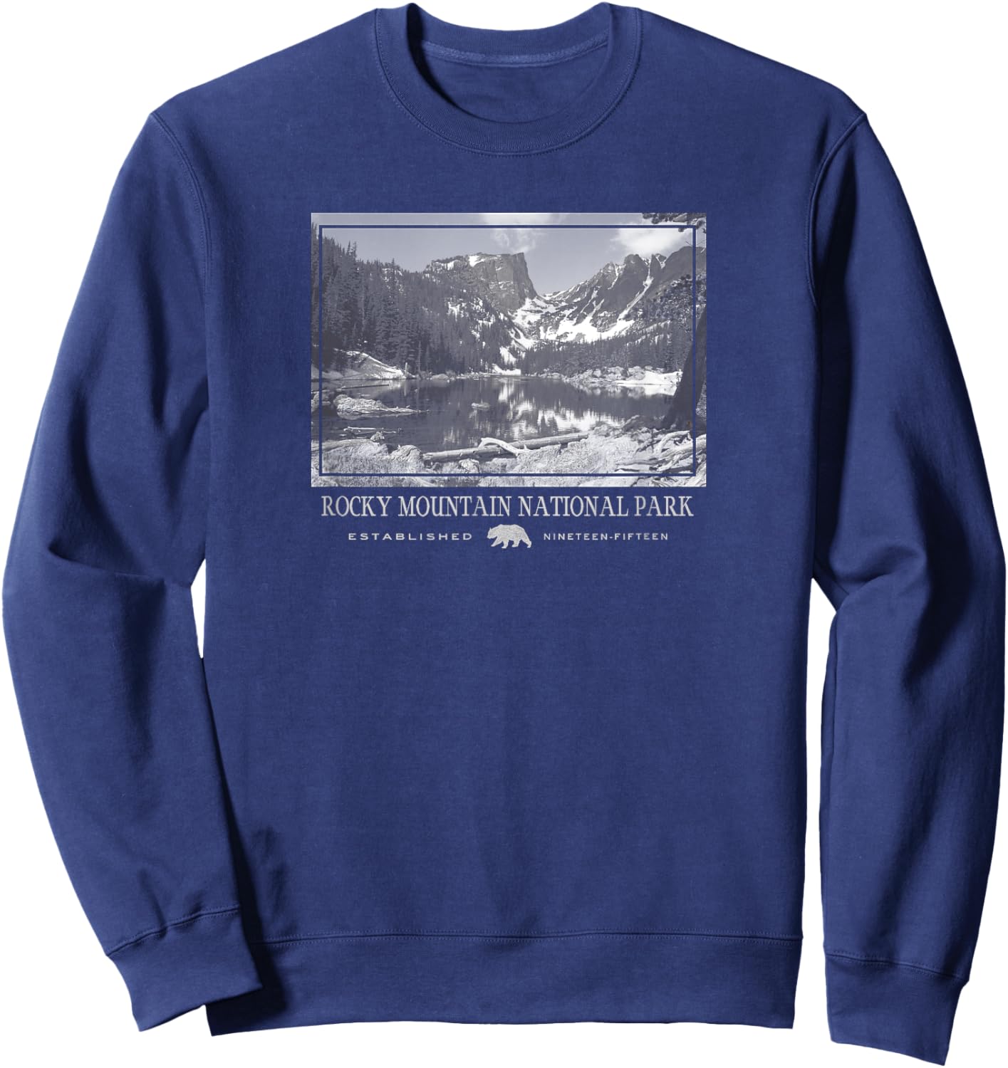Rocky Mountain National Park Graphic Sweatshirt - Sweatshirt | Navy