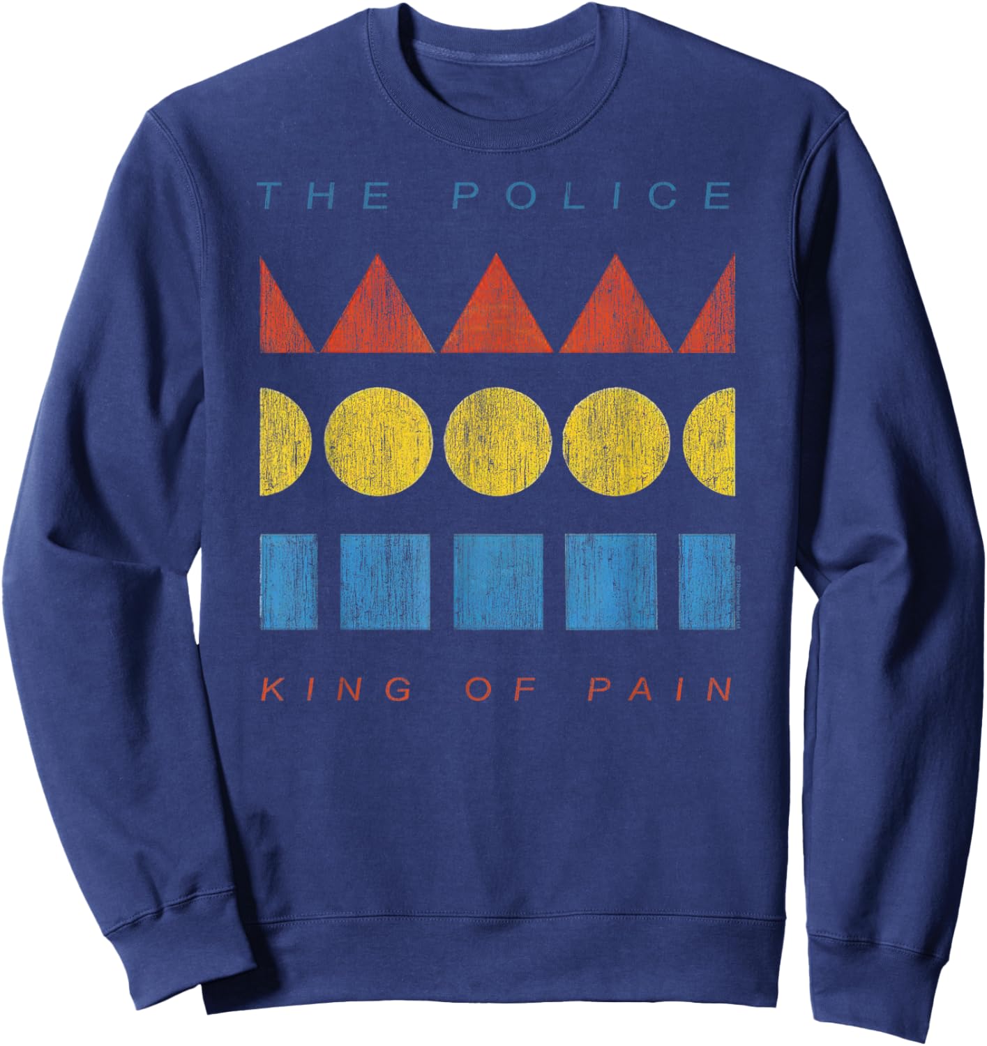 The Police King of Pain Rock Music Band Sweatshirt - Sweatshirt | Navy
