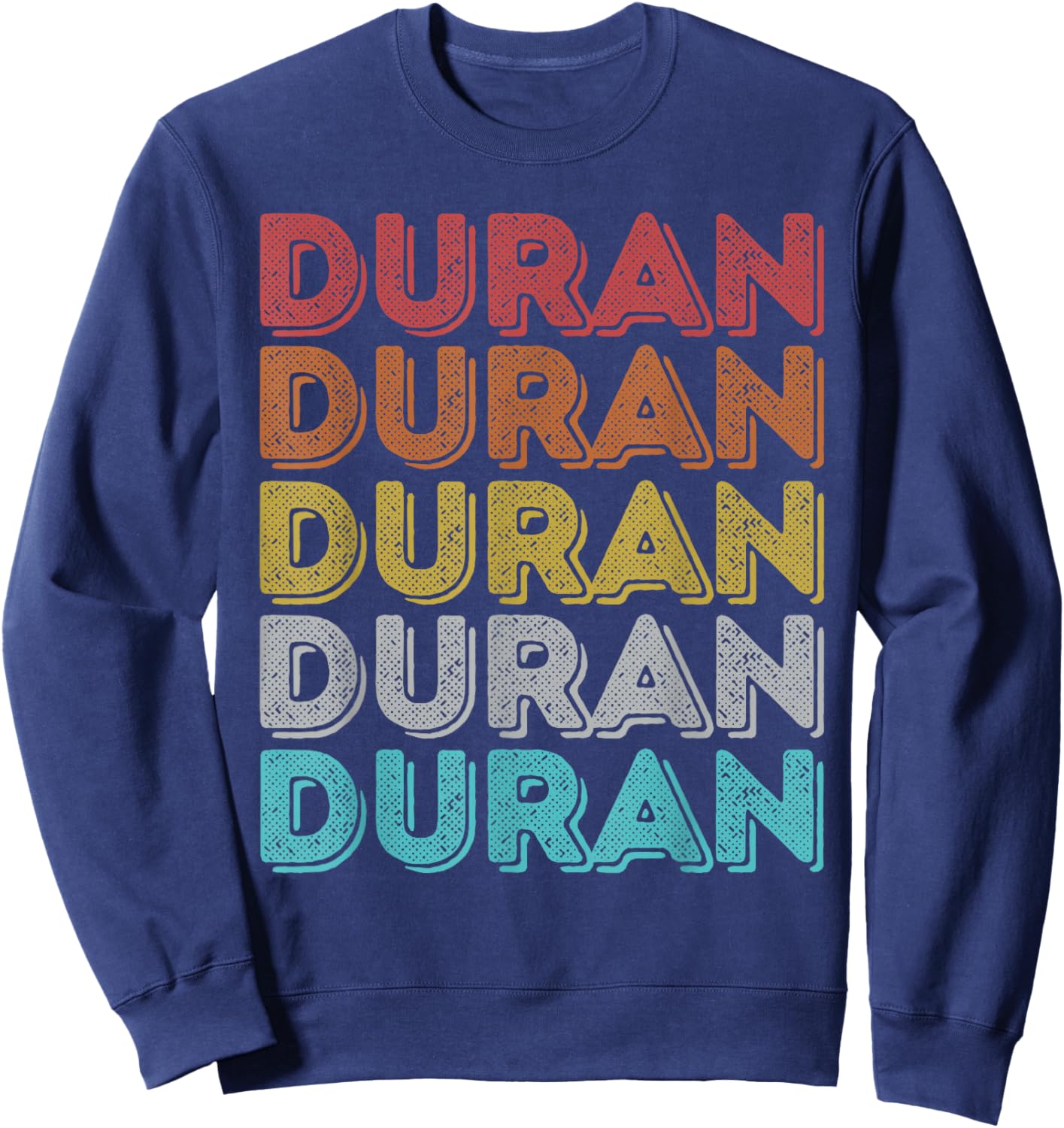 Vintage Retro Duran Sweatshirt - Sweatshirt | Navy