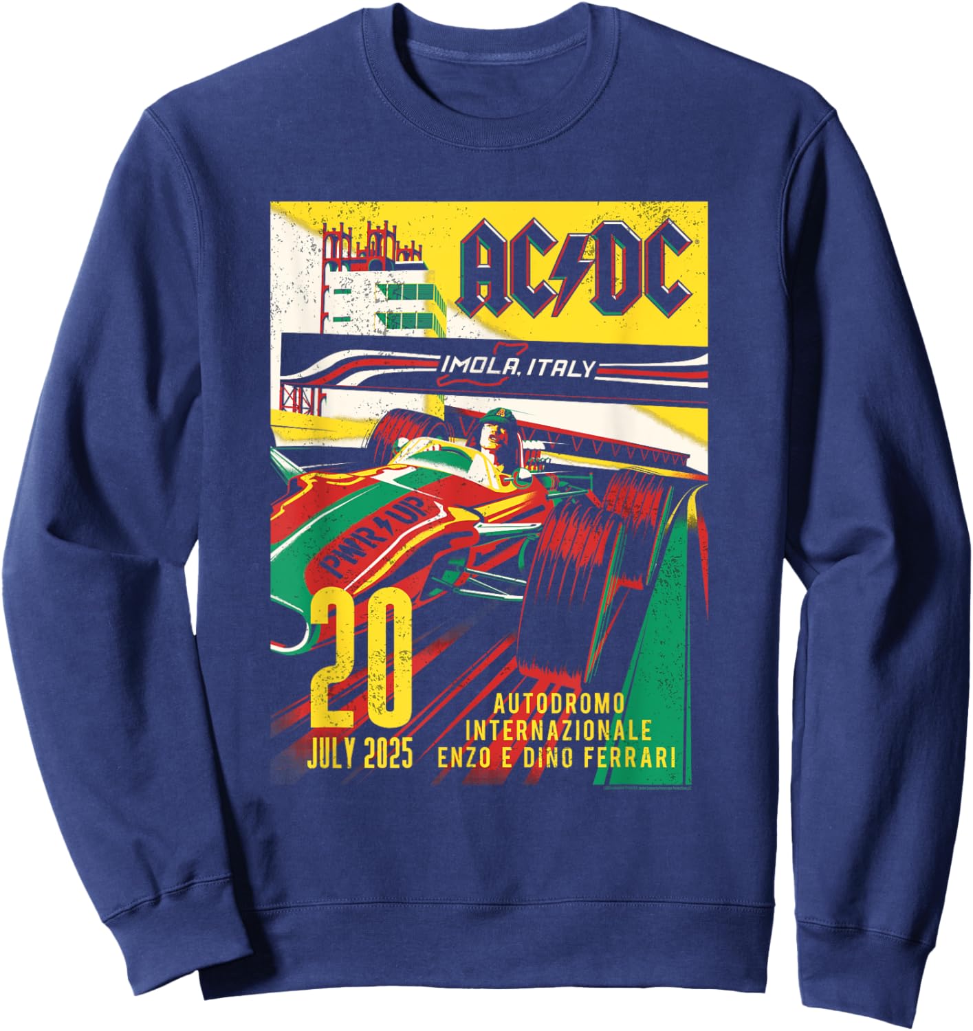 AC/DC Imola Italy Autodromo Internazionale 2025 Sweatshirt - Sweatshirt | Navy