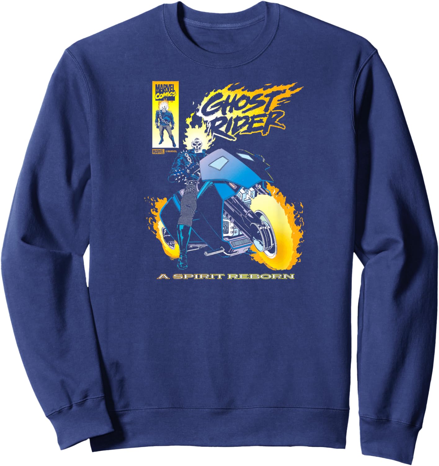 Ghost Rider - Comic Cover Sweatshirt - Sweatshirt | Navy