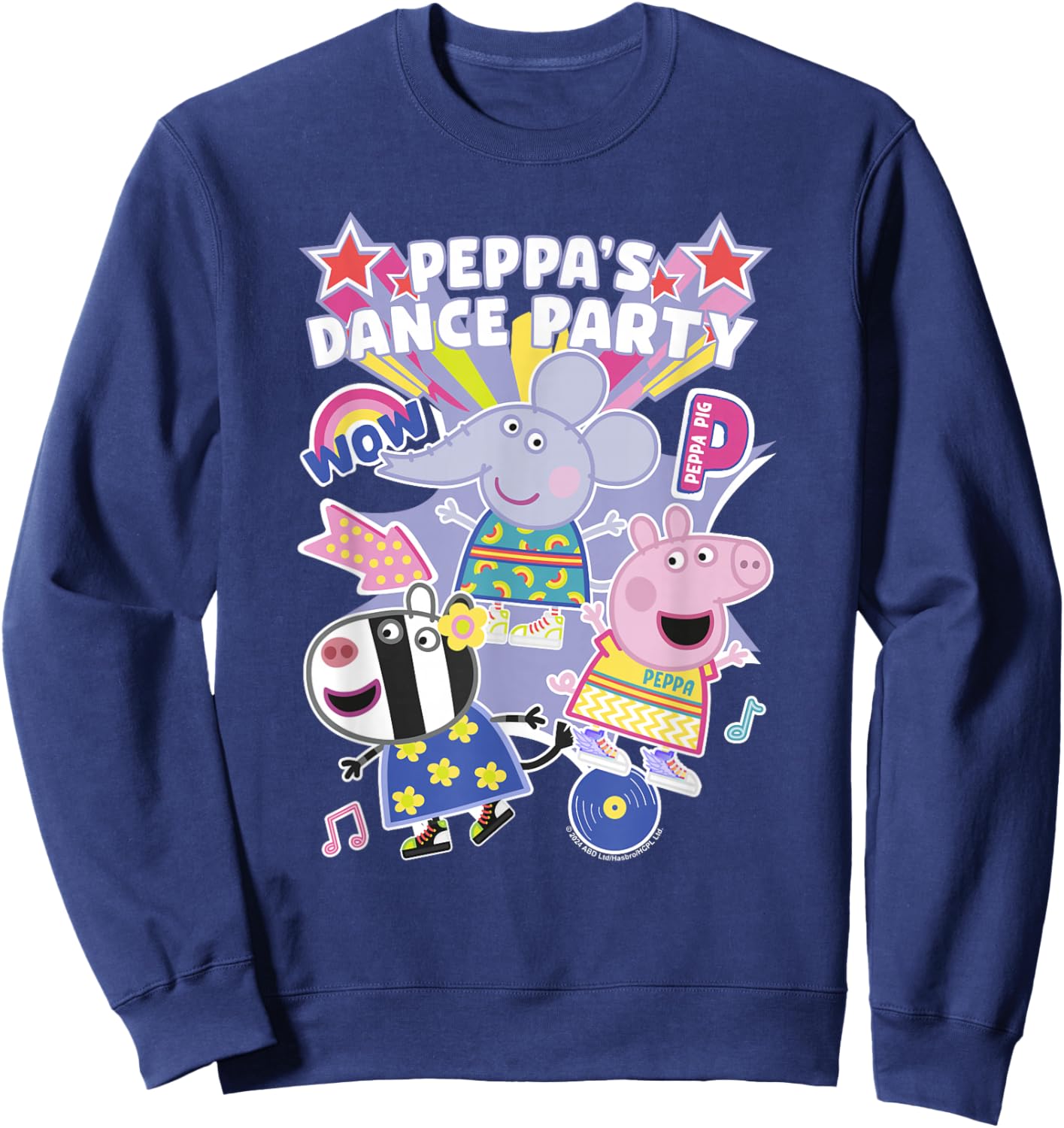 Peppa Wutz Peppa's Dance Party AMAZON EXCLUSIVE Sweatshirt - Sweatshirt | Navy