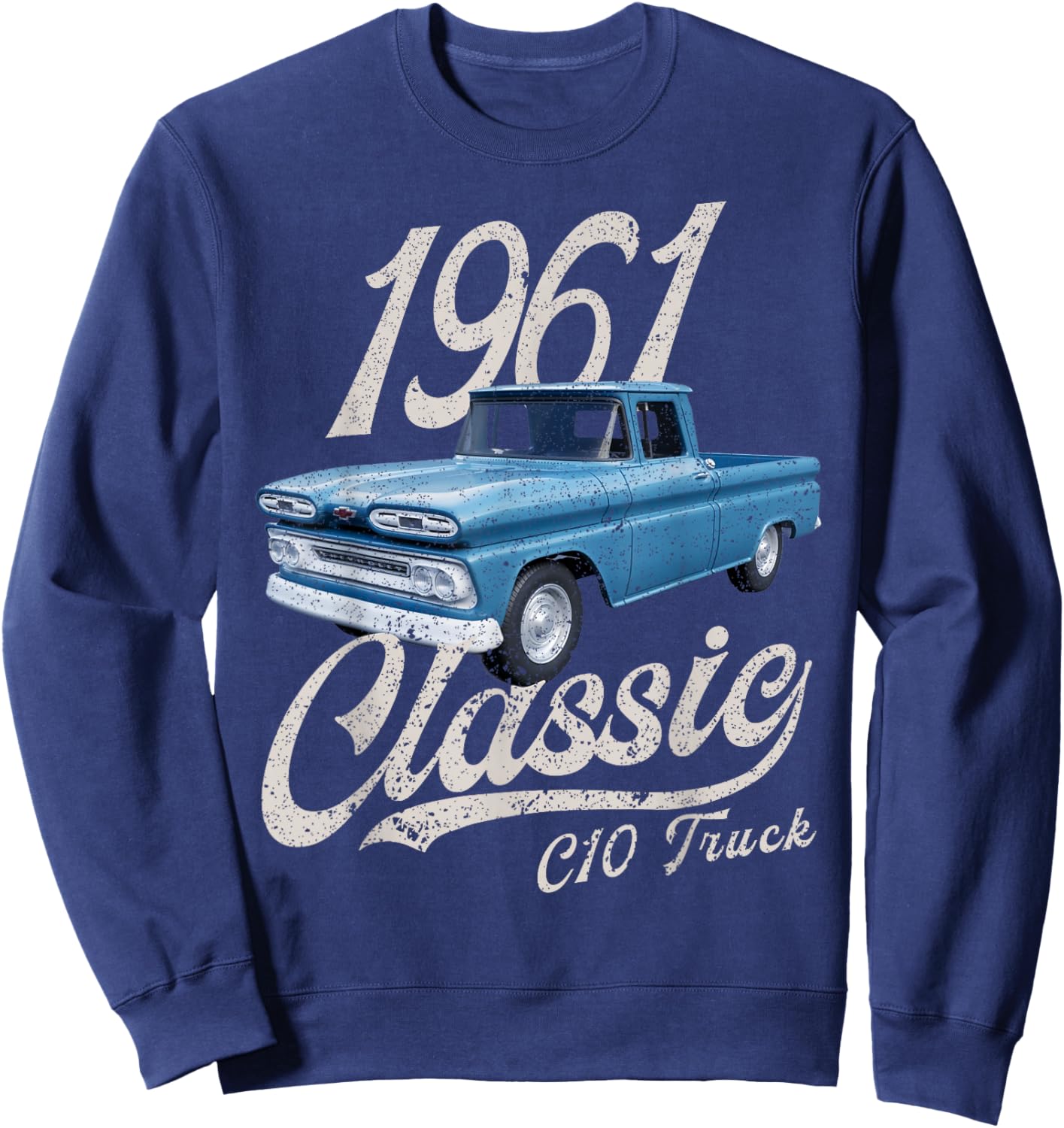 1961 61 c10 TRUCK Sweatshirt - Sweatshirt | Navy