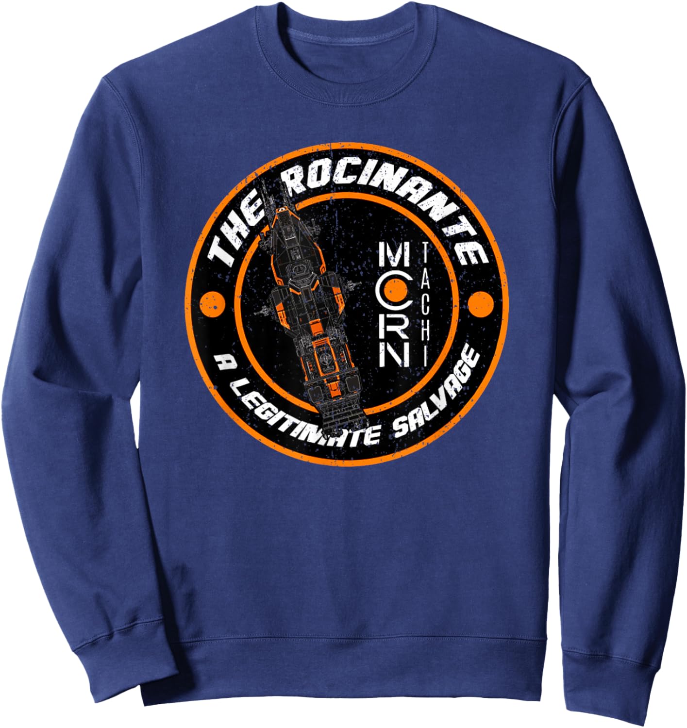 Vintage Retro The Rocinante A Legitimate Salvage Sweatshirt - Sweatshirt | Navy